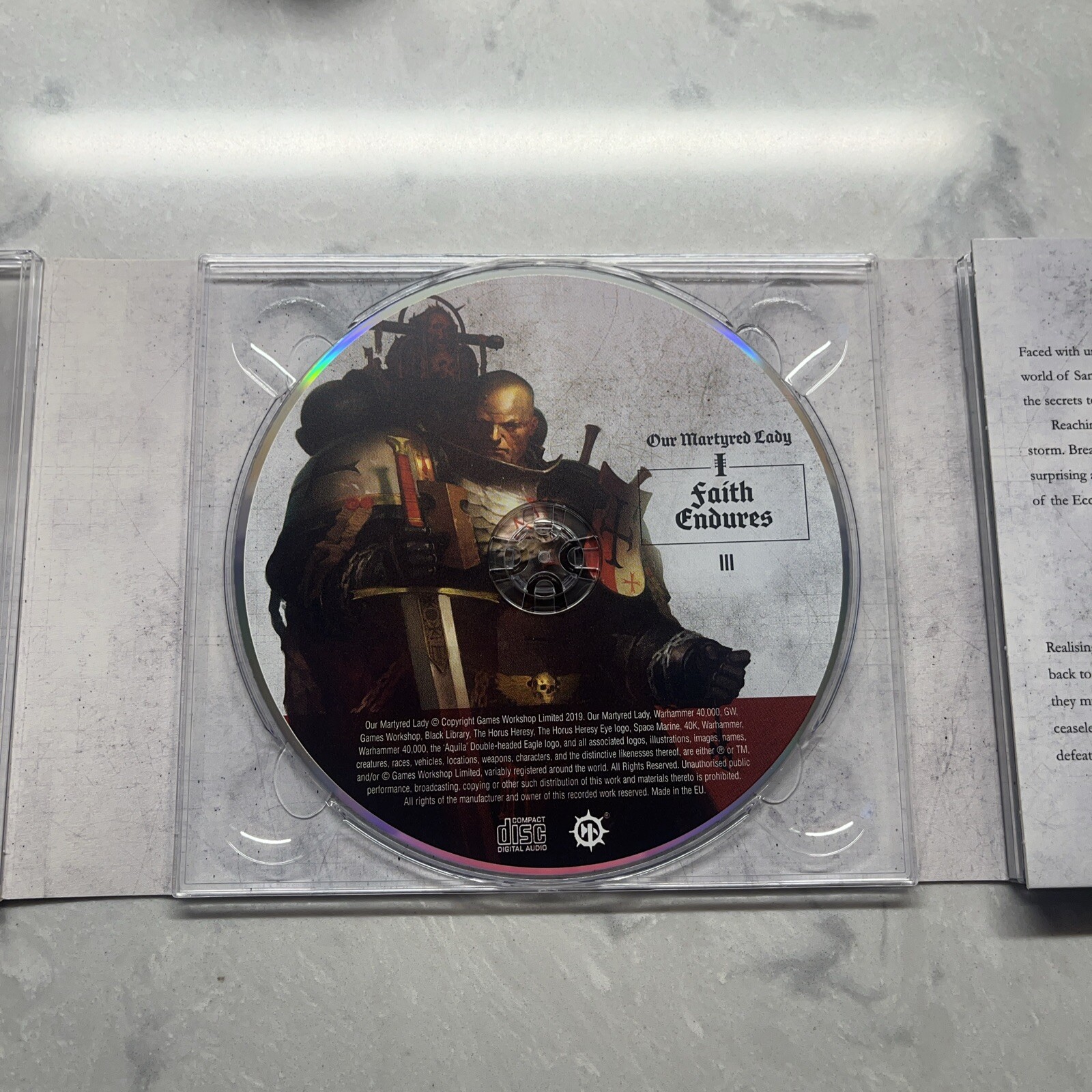 Warhammer 40,000 Our Martyred Lady (2019, Compact Disc)MISSING DISC 5 w/ Insert