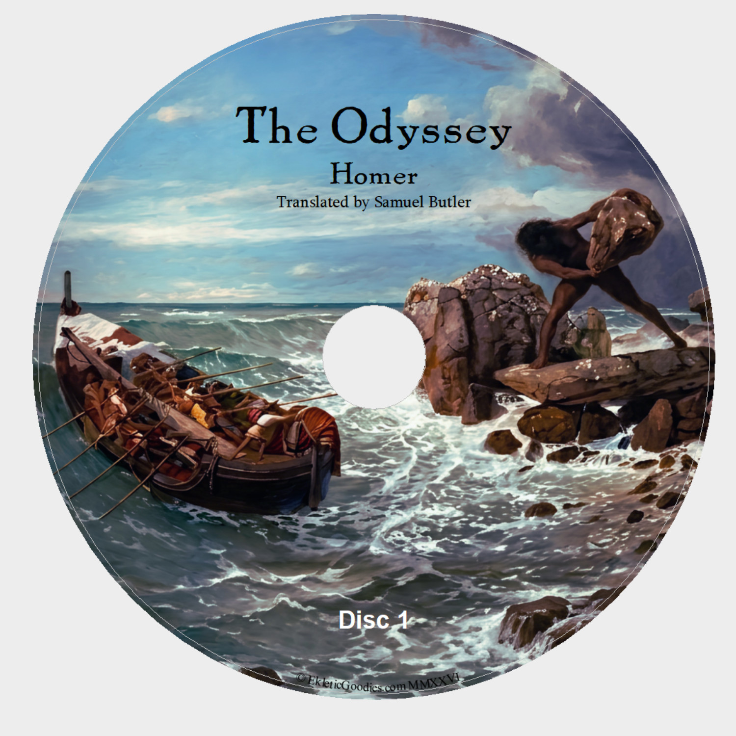 THE ODYSSEY by Homer 11 Audio CDs Unabridged English Audiobook