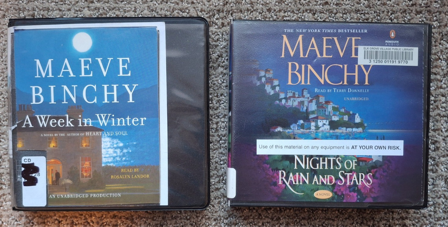 Maeve Binchy Lot of 2 Audiobook Books on CDs Unabridged Romance Drama Fiction
