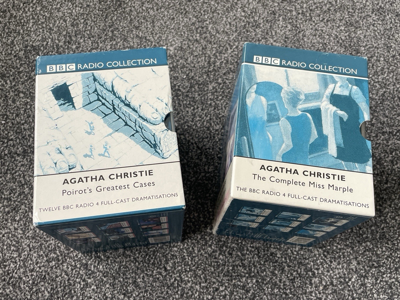 Agatha Christie Poirot & Miss Marple Radio Collection 24 Ep 18 Cassettes Set