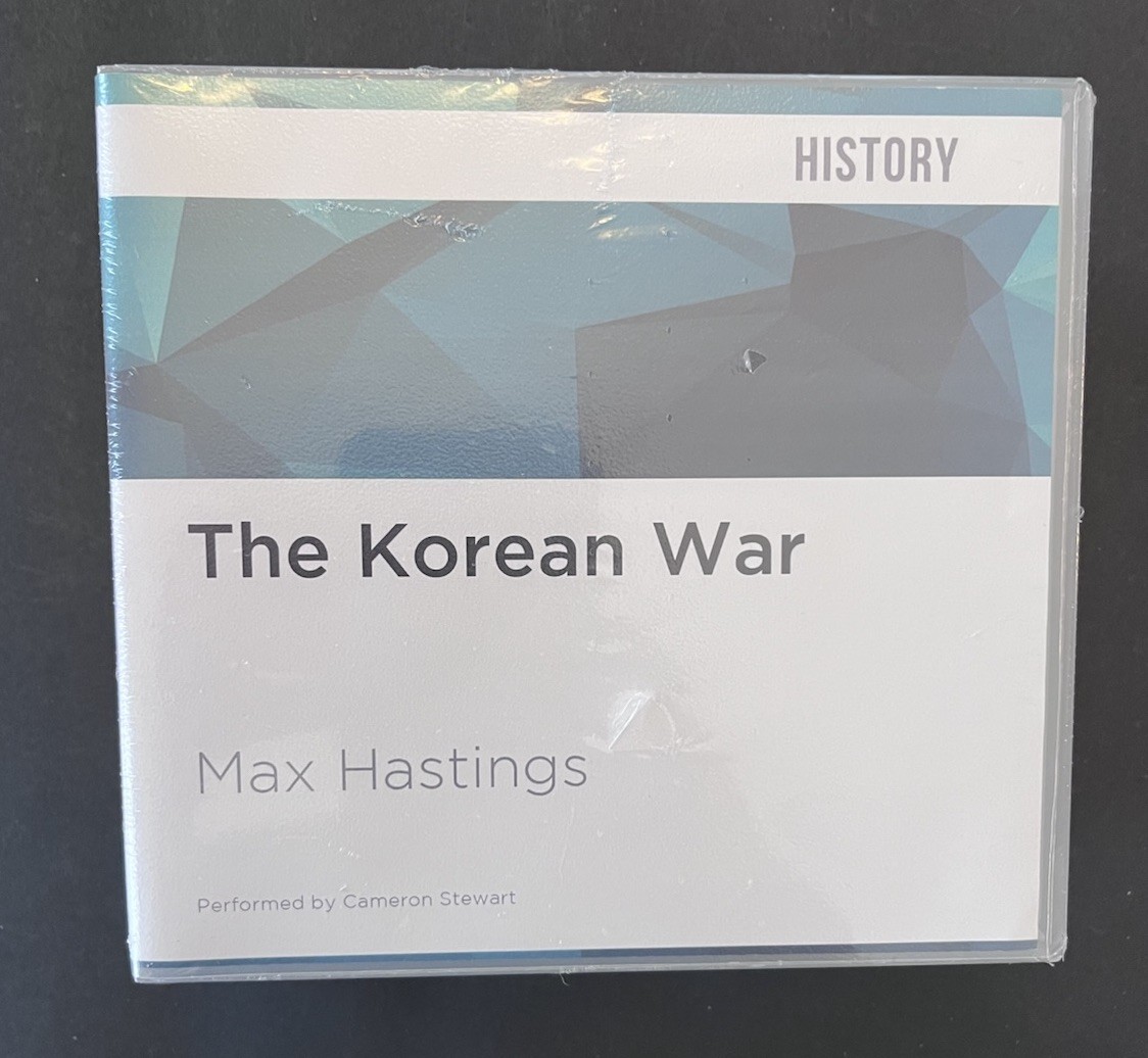 Korean War by Max Hastings (2020, Compact Disc) New Sealed Small Plastic Tears