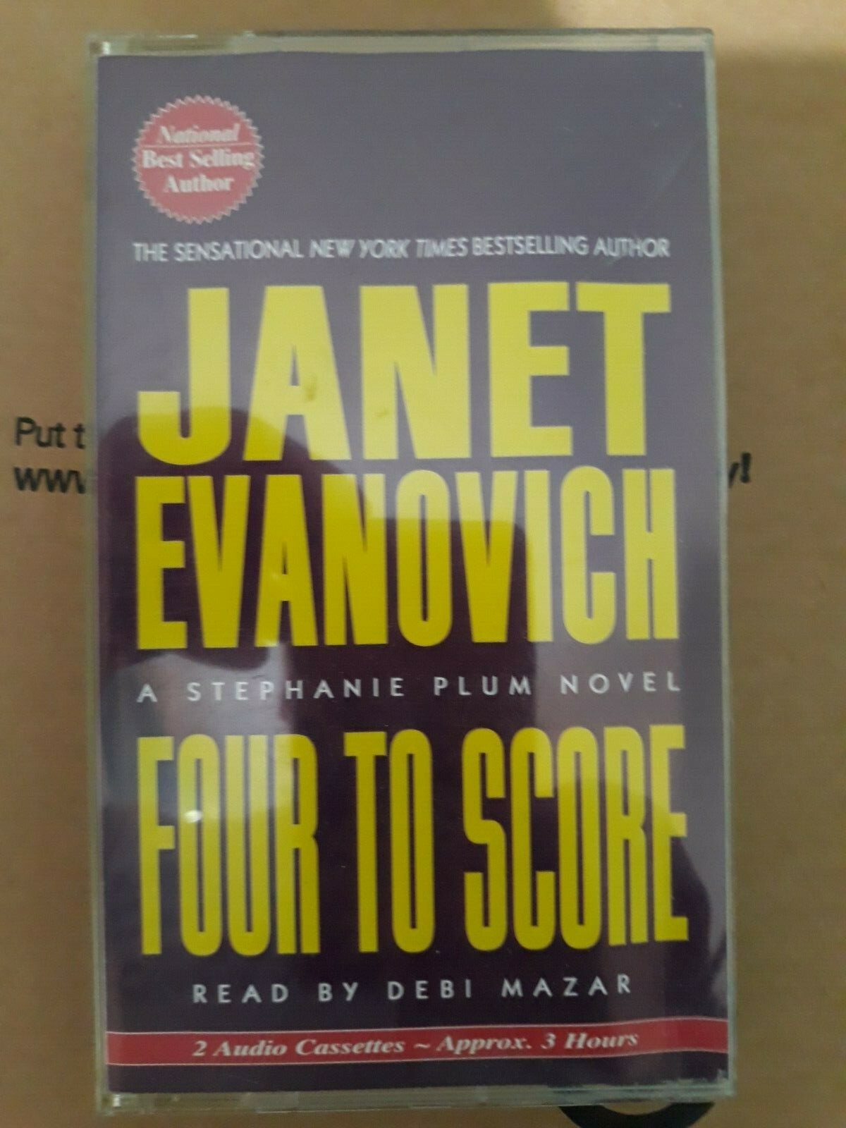 Four to Score by Janet Evanovich (1999, on 2 Cassettes) Stephanie Plum