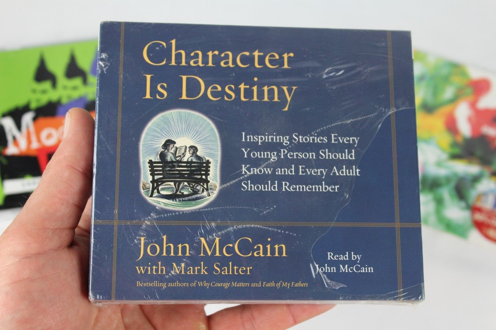CHARACTER IS DESTINY BY JOHN MCCAIN AUDIOBOOK ON CD MOSTLY SEALED *QUICK SHIP*