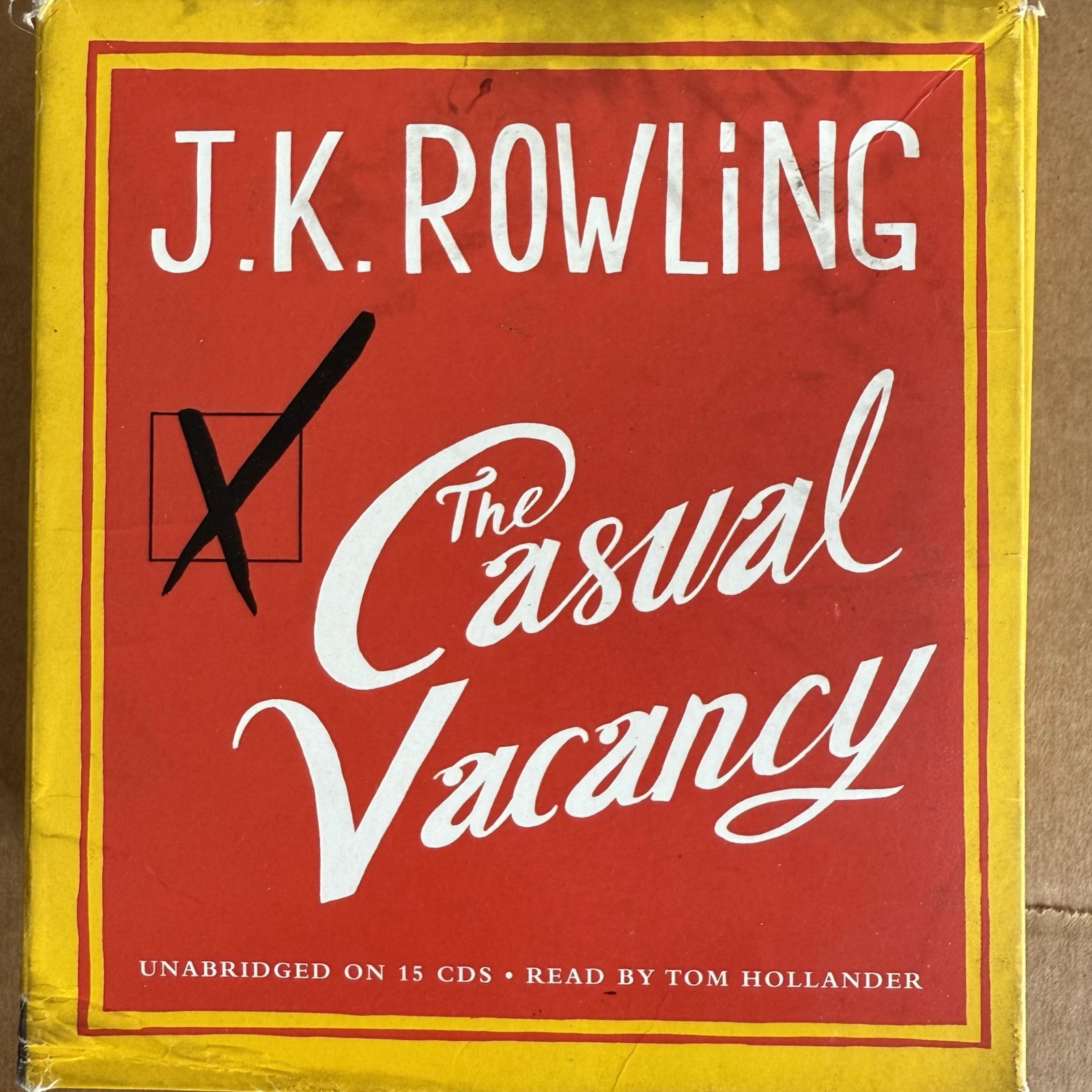 CASUAL VACANCY by J.K. ROWLING AUDIO BOOK on CDs