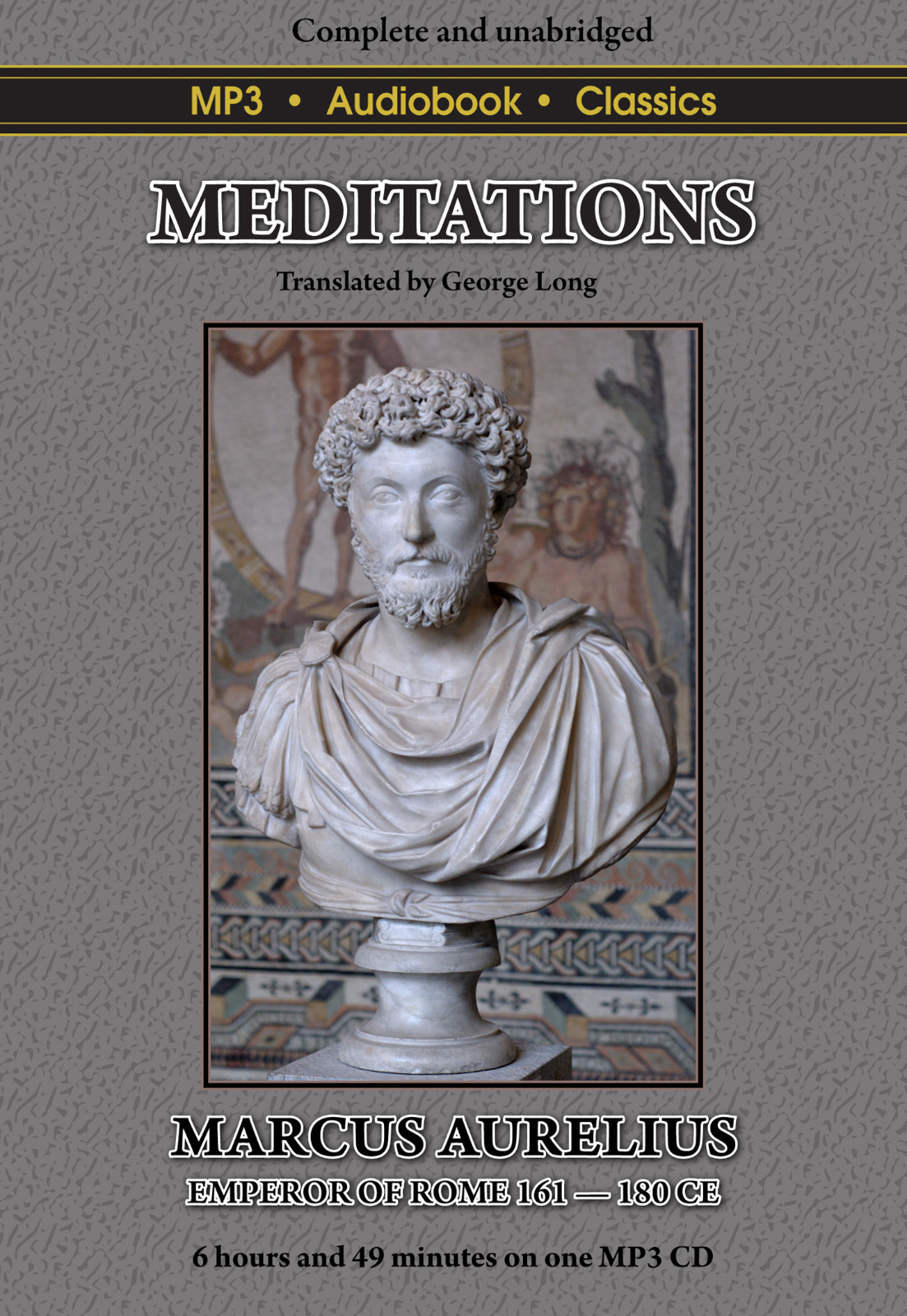 The Meditations of Marcus Aurelius — Unabridged MP3 CD Audiobook in DVD case