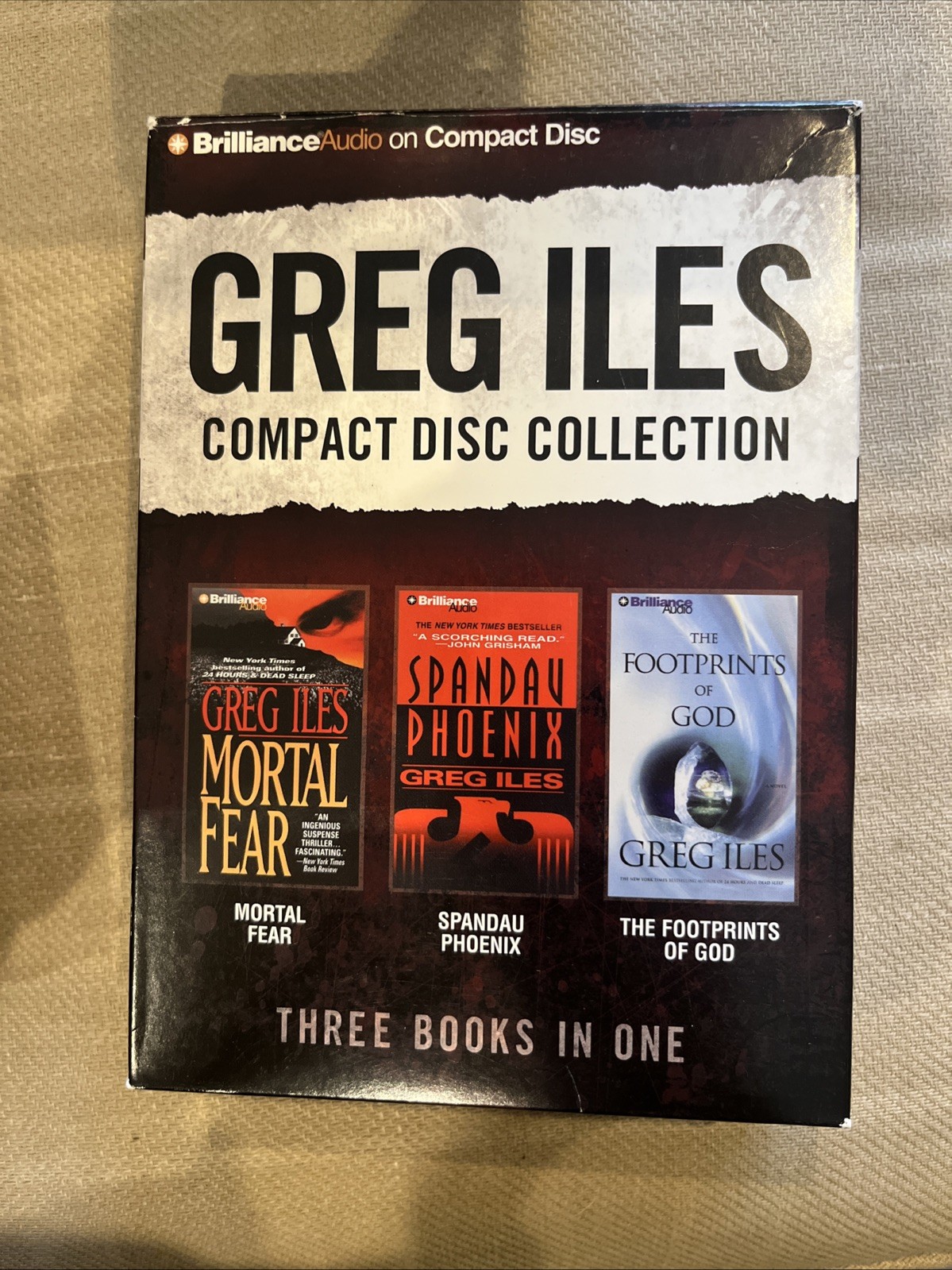 3 Book CD Collection #2 by Greg Iles (15 CD Abridged Audiobook)