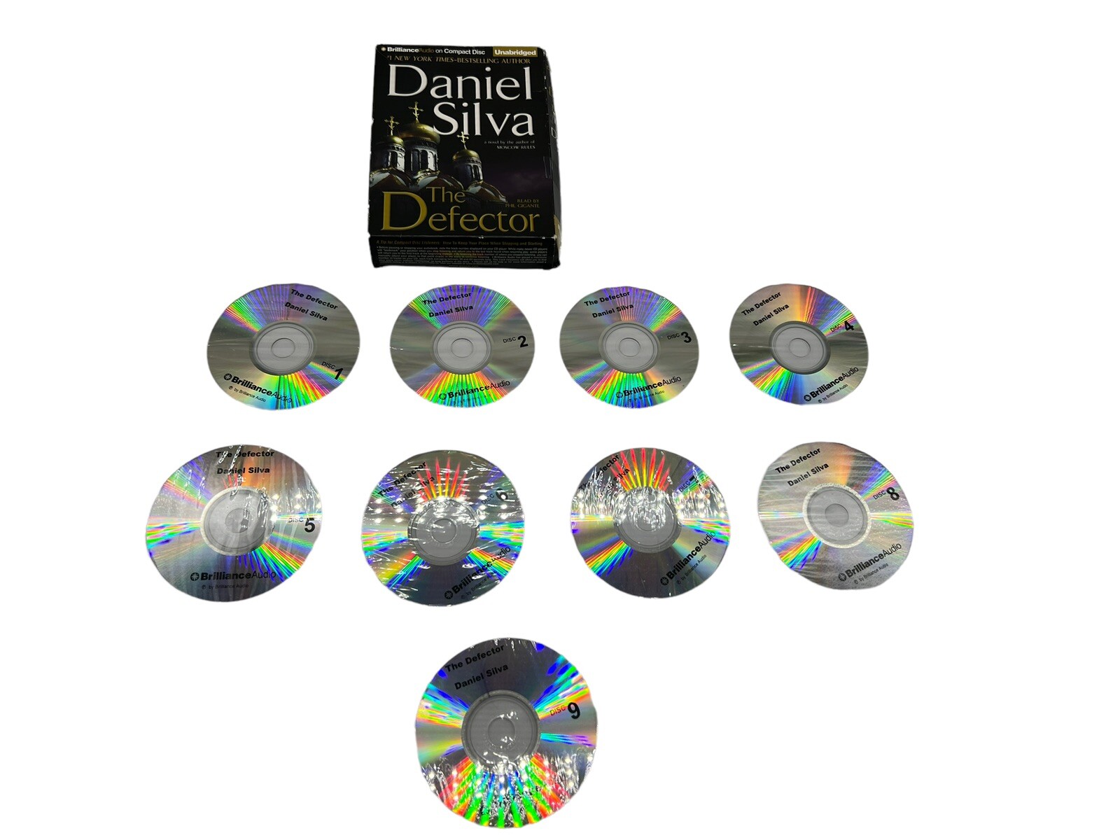 Daniel Silva The Defector Unabridged Audio Book on CD #9 Gabriel Allon Series