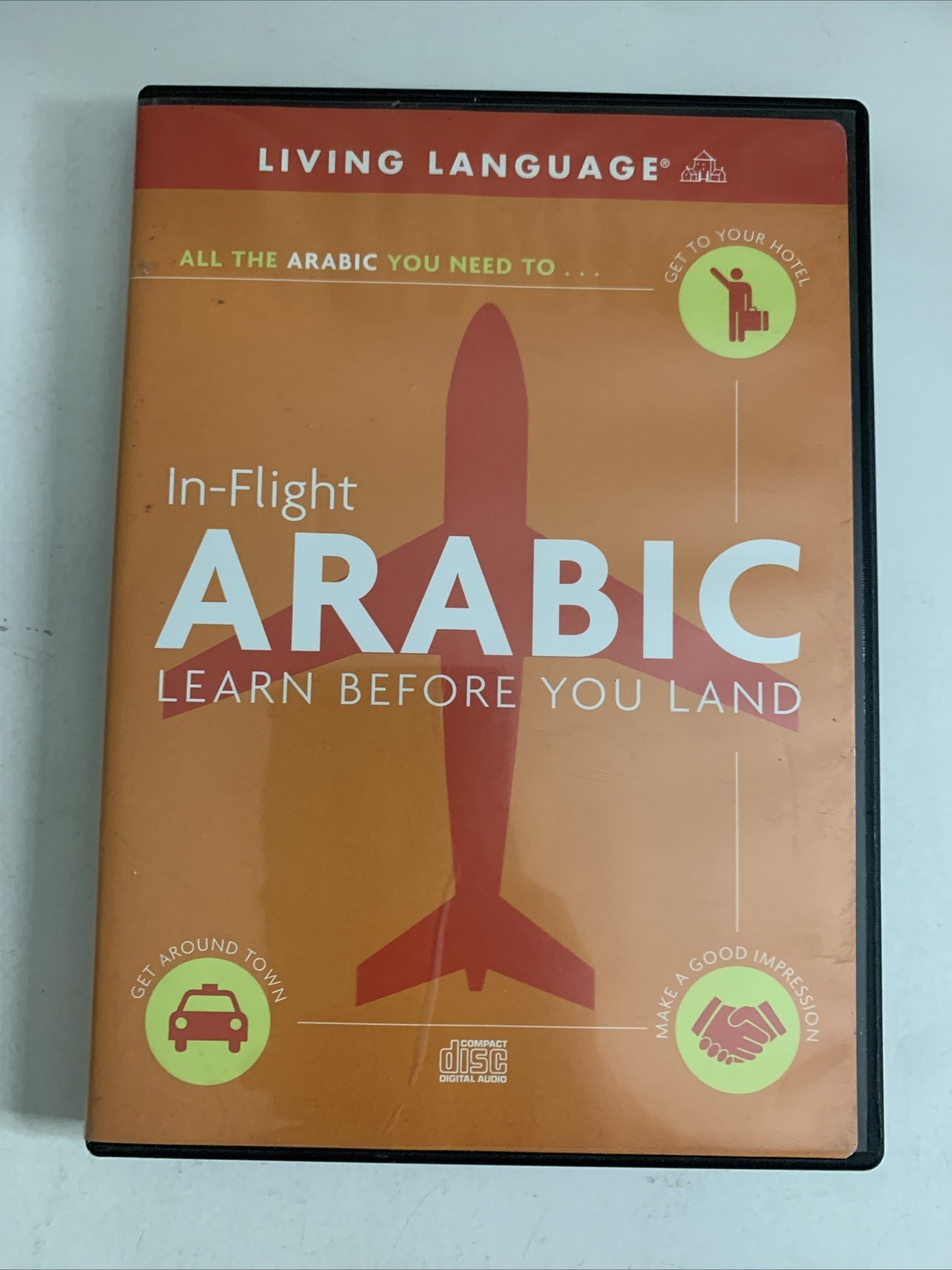 In-Flight Arabic : Learn Before You Land (CD, 2001) Audiobook