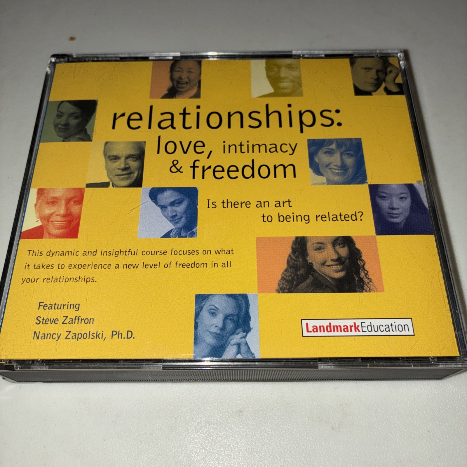Relationships: Love Intimacy Freedom — Steve Zaffron — 4 CDs — Cracks In Case
