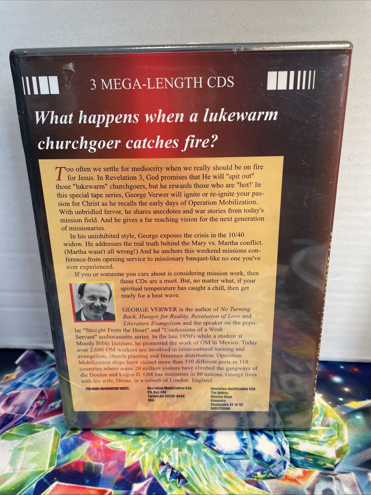 Lukewarm No More 3CD audio set George Verwer missions Operation Mobilization