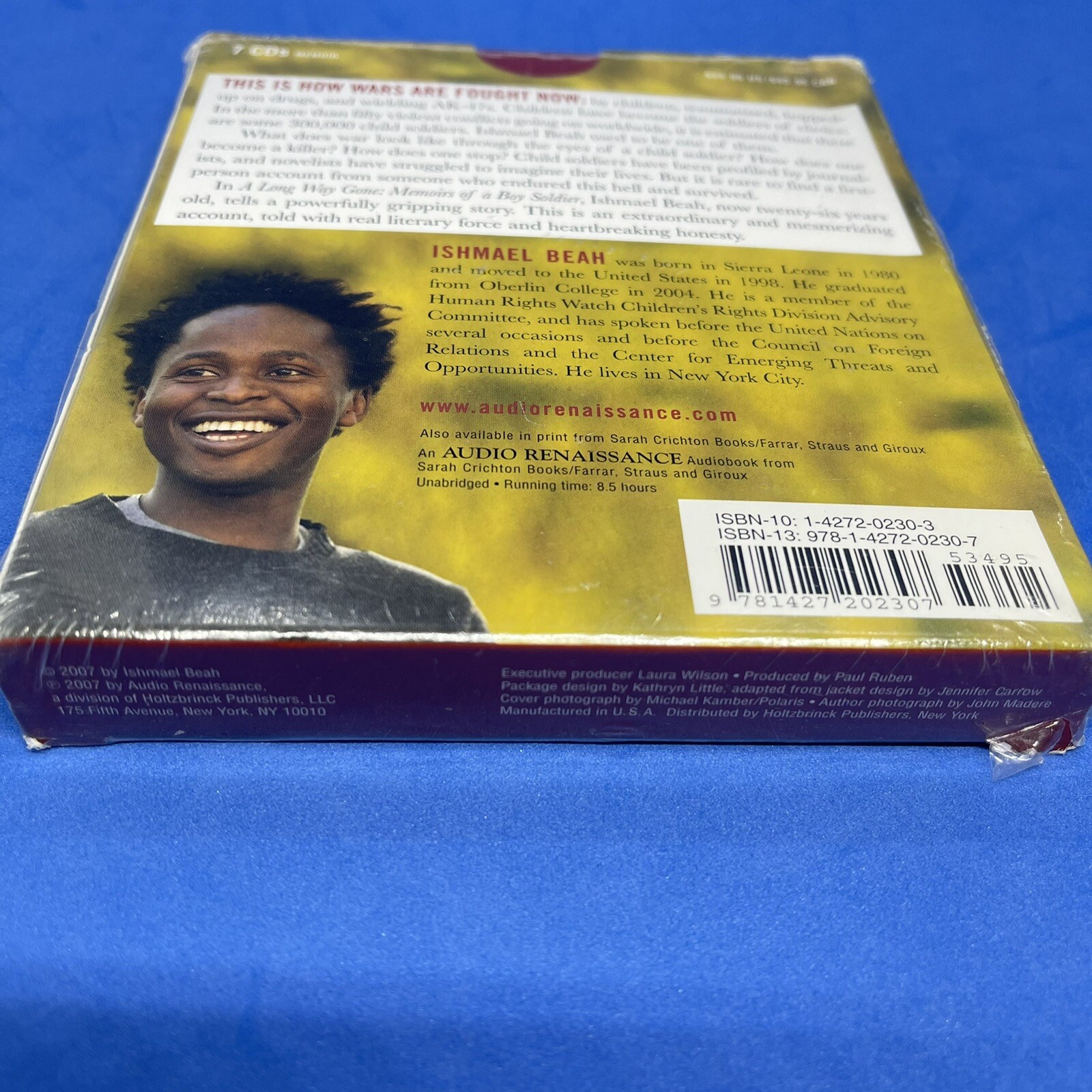 A Long Way Gone Memoirs of a Boy Soldier Audiobook Read By Author Ishmael Beah