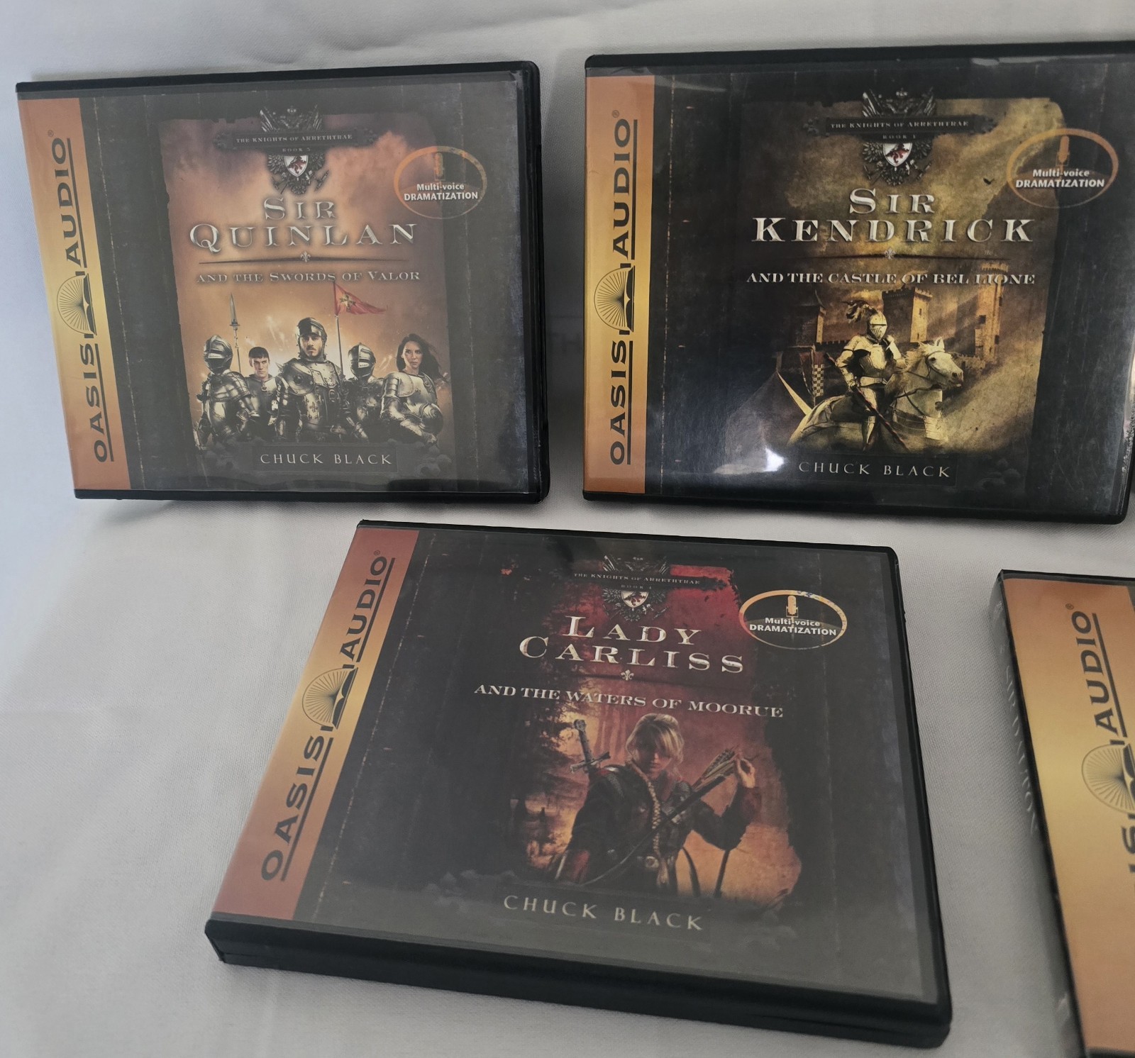 Set Of 5 Chuck Black Kingdom Series Audio Books CDs