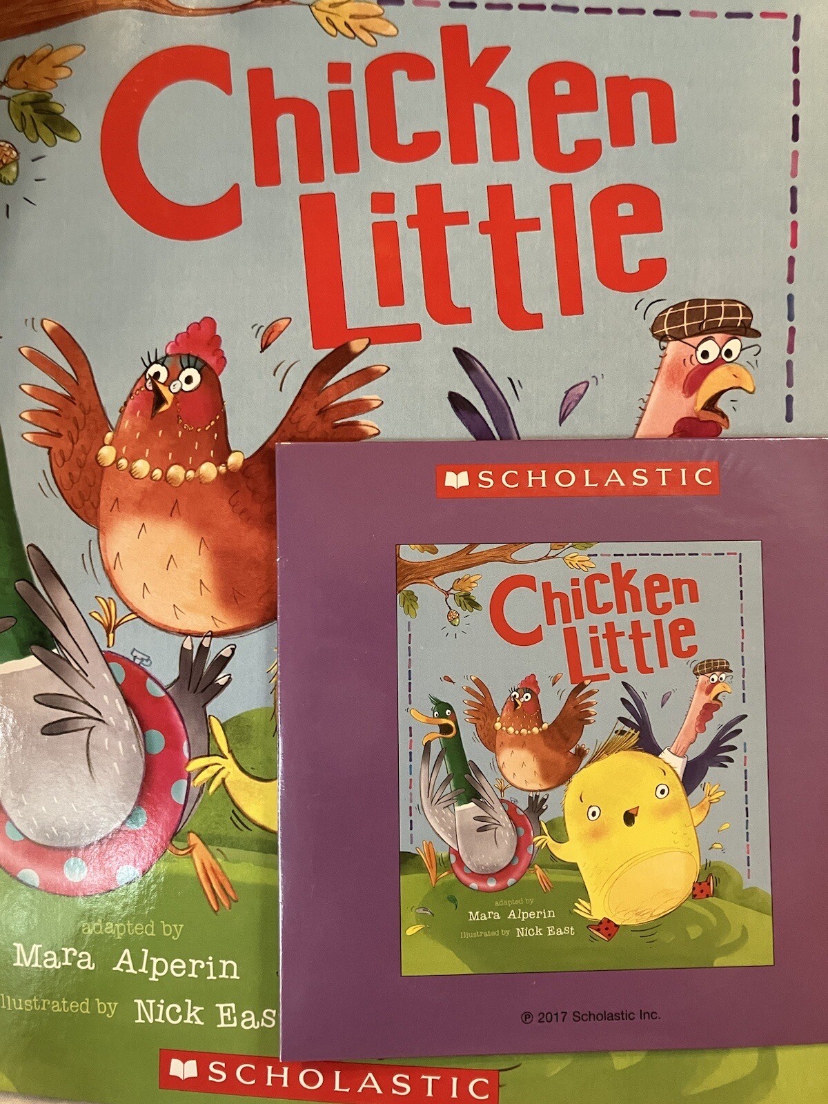 New-Chicken Little, New Paperback and Audio CD