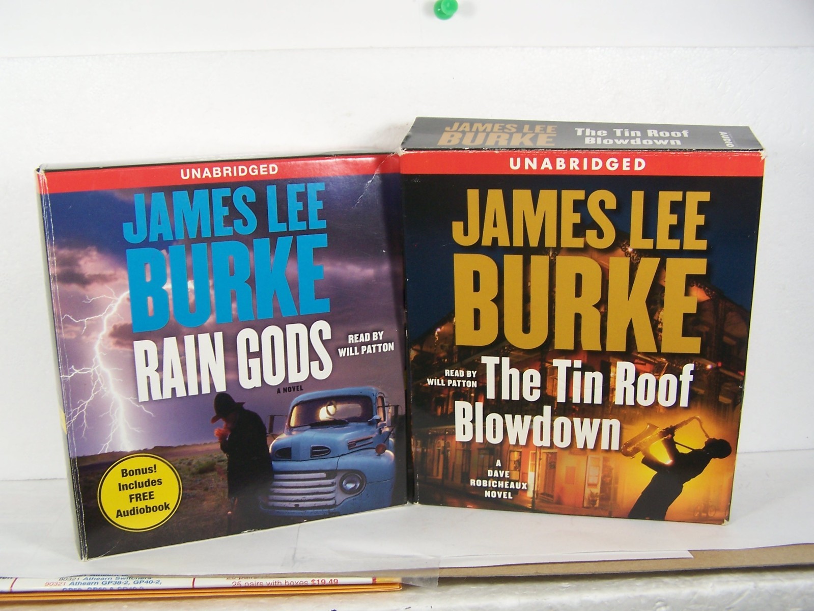 JAMES LEE BURKE CD AUDIO BOOK LOT UNABRIDGED LIKE NEW QTY 2