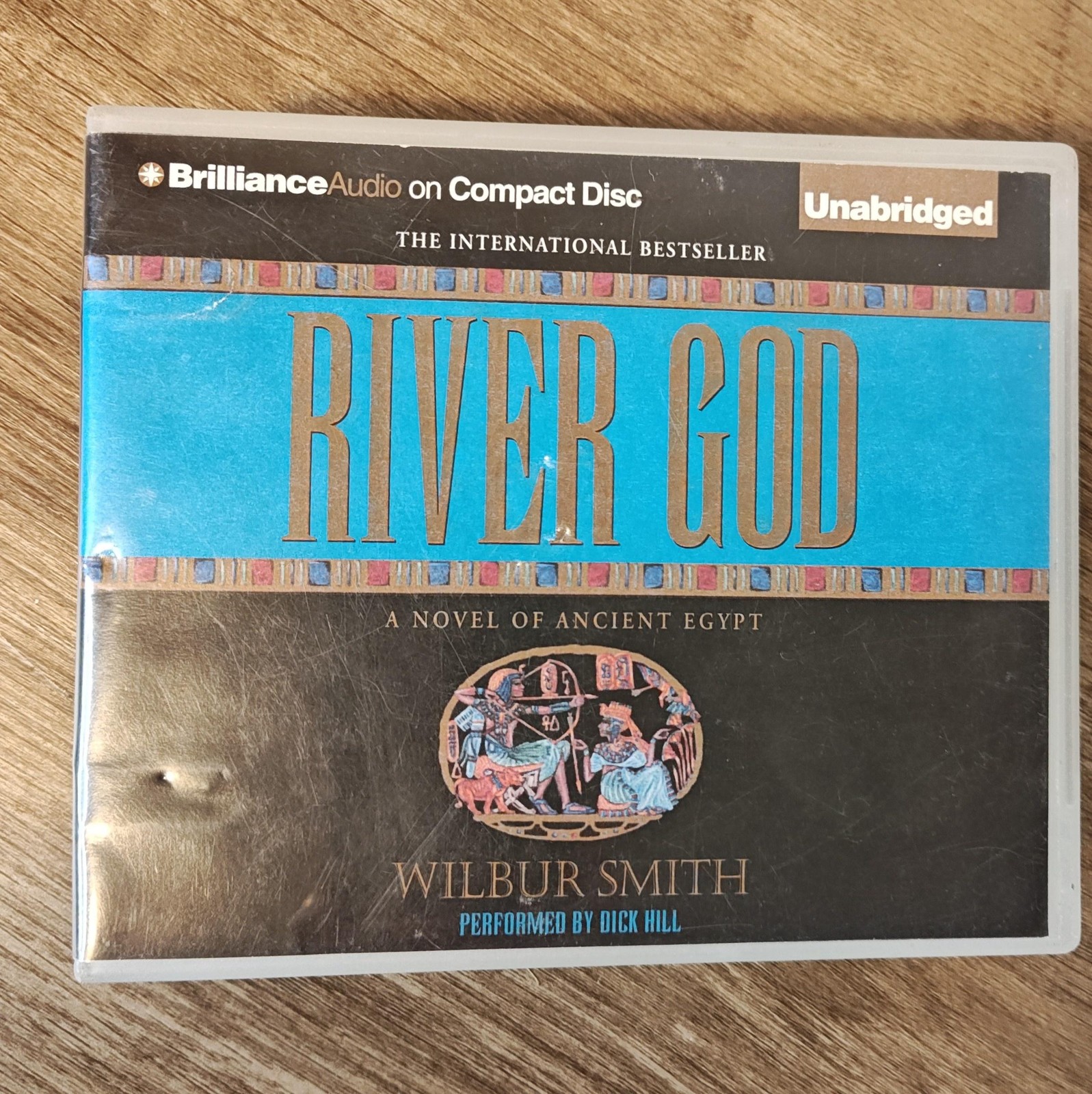 Wilbur Smith Audiobook CD Lot River God Unabridged 22CDs + Blue Horizon 7CD