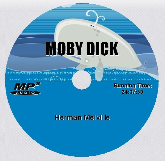 MOBY DICK or The Whale, Herman Melville AudioBook MP3 CD