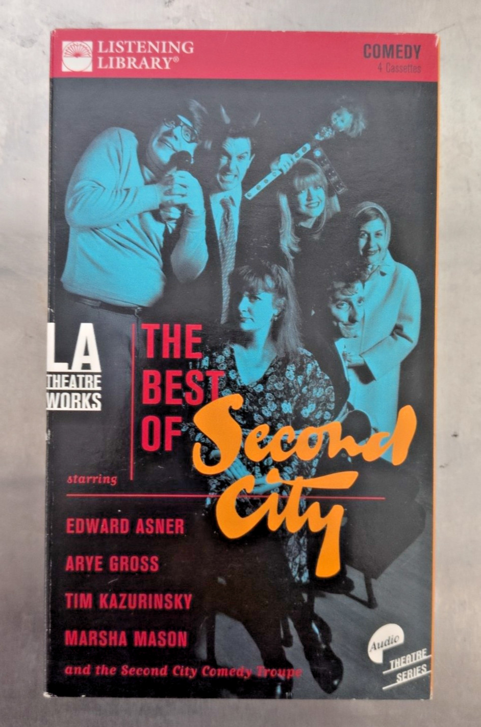 RARE The Best of Second City 4 Cassette Set 1996 LA Theatre Works Comedy