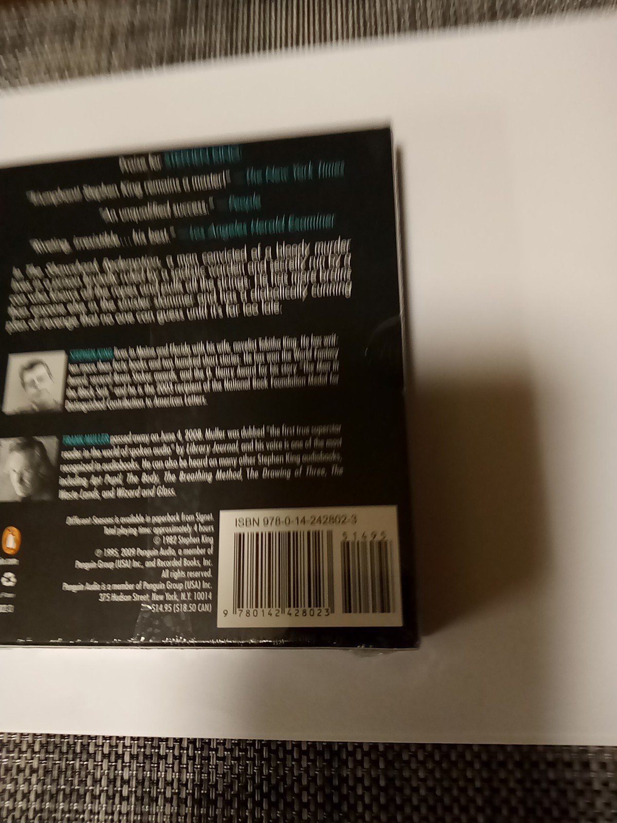 Stephen King The Shawshank Redemption CD AudioBook New/Sealed
