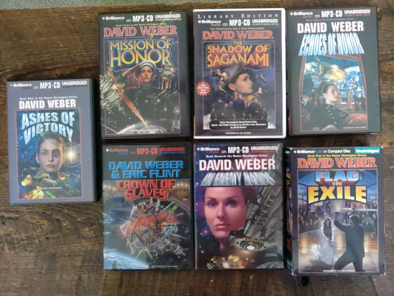 David Weber Audiobook Lot Of 7