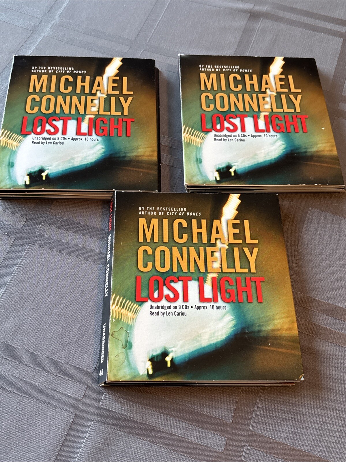 Michael Connelly Lost Light Audiobook CD Unabridged (Complete 9 CDs)