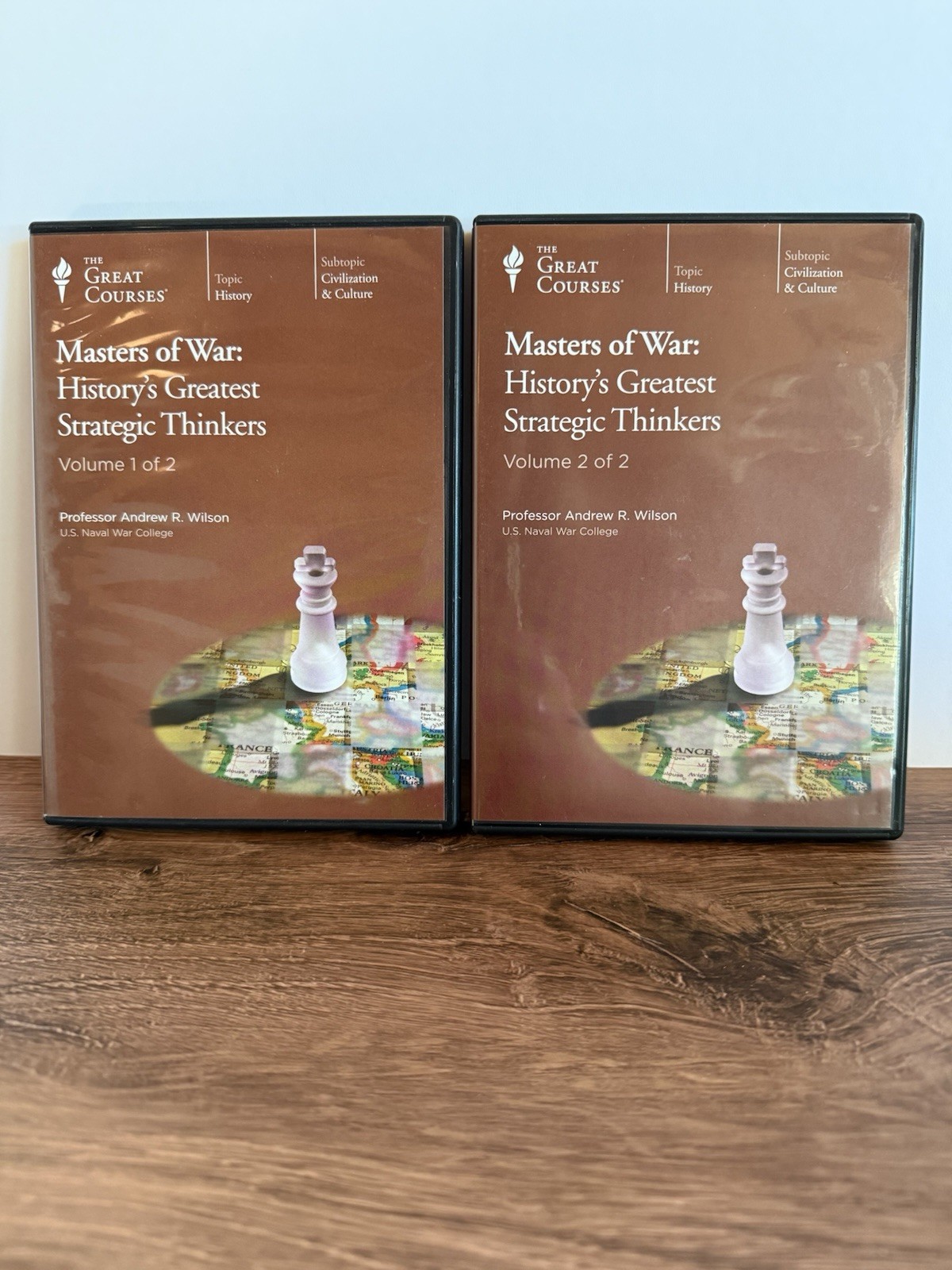 Great Courses MASTERS of WAR: History’s Greatest Strategic Thinkers Vol. 1,2 DVD