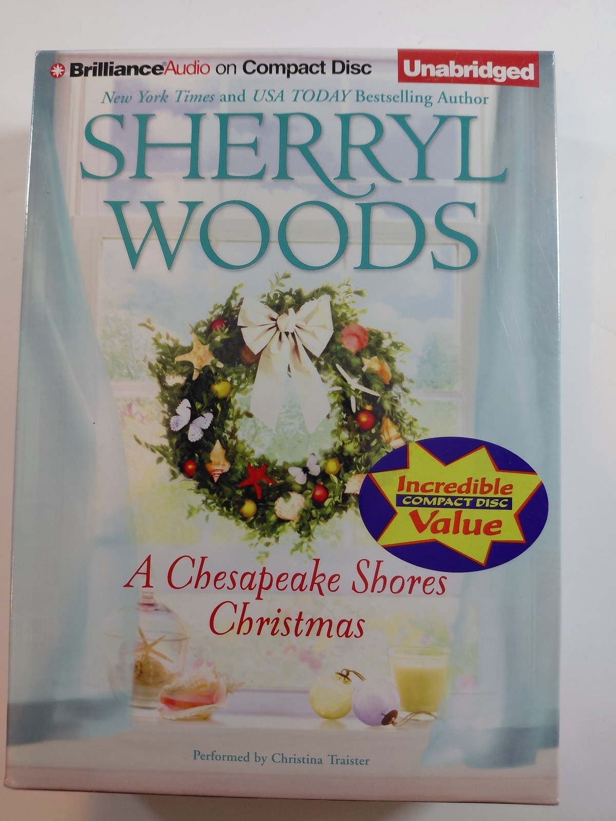 A Chesapeake Shores Christmas Sherryl Woods Audio CD Unabridged 5 Discs