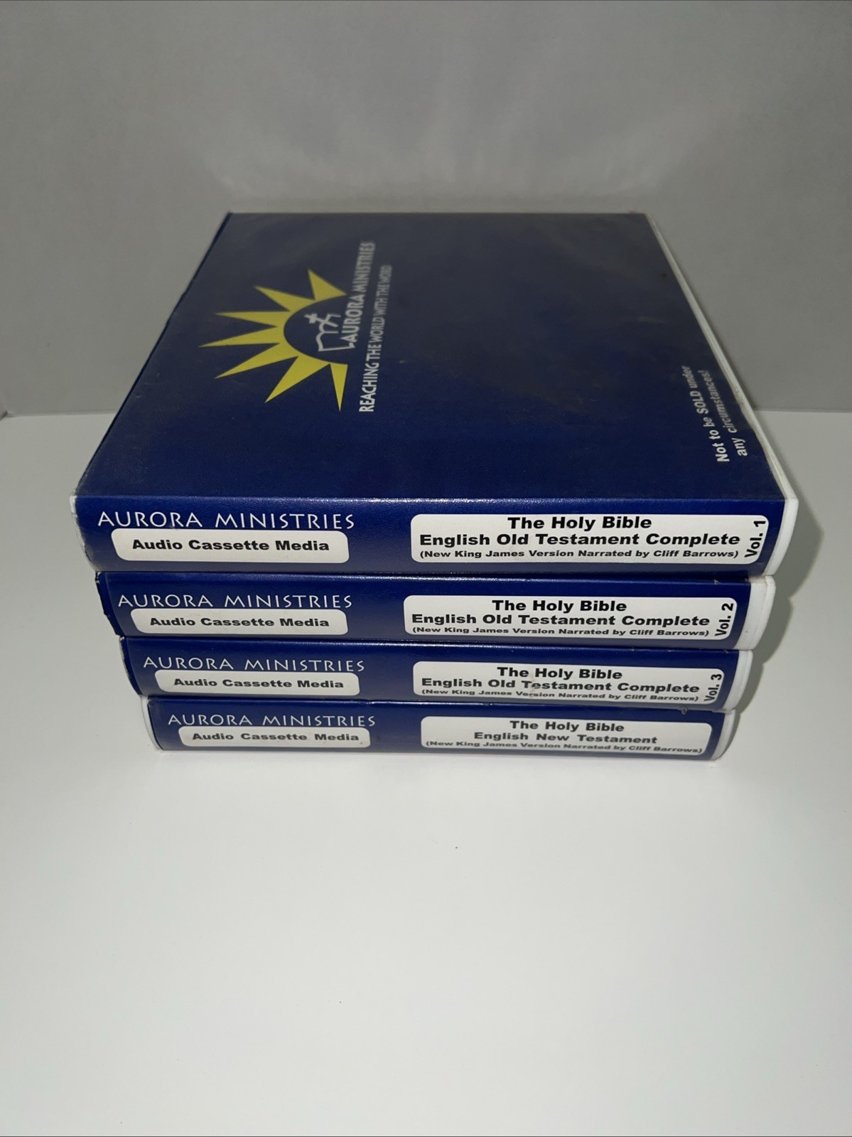 48 Cassette Audio Bibles for the Blind Holy Bible English Old/New Testament NKJV