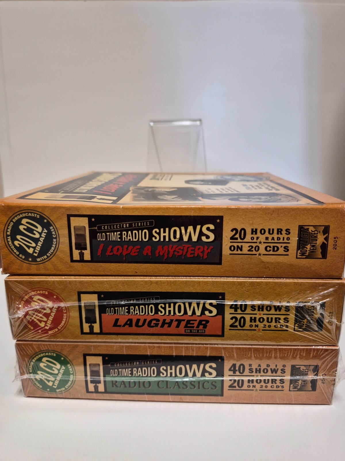 Old Time Radio Shows: Radio Classics, I Love a Mystery, Laughter. 2 Sealed.