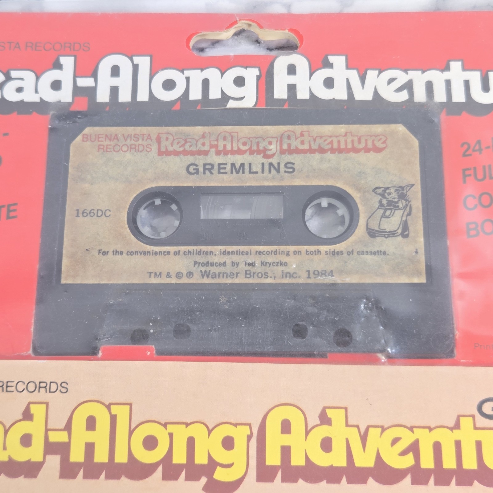 NEW — Gremlins — Read-Along Adventure (Story Cassette Tape & 24-Page Book)