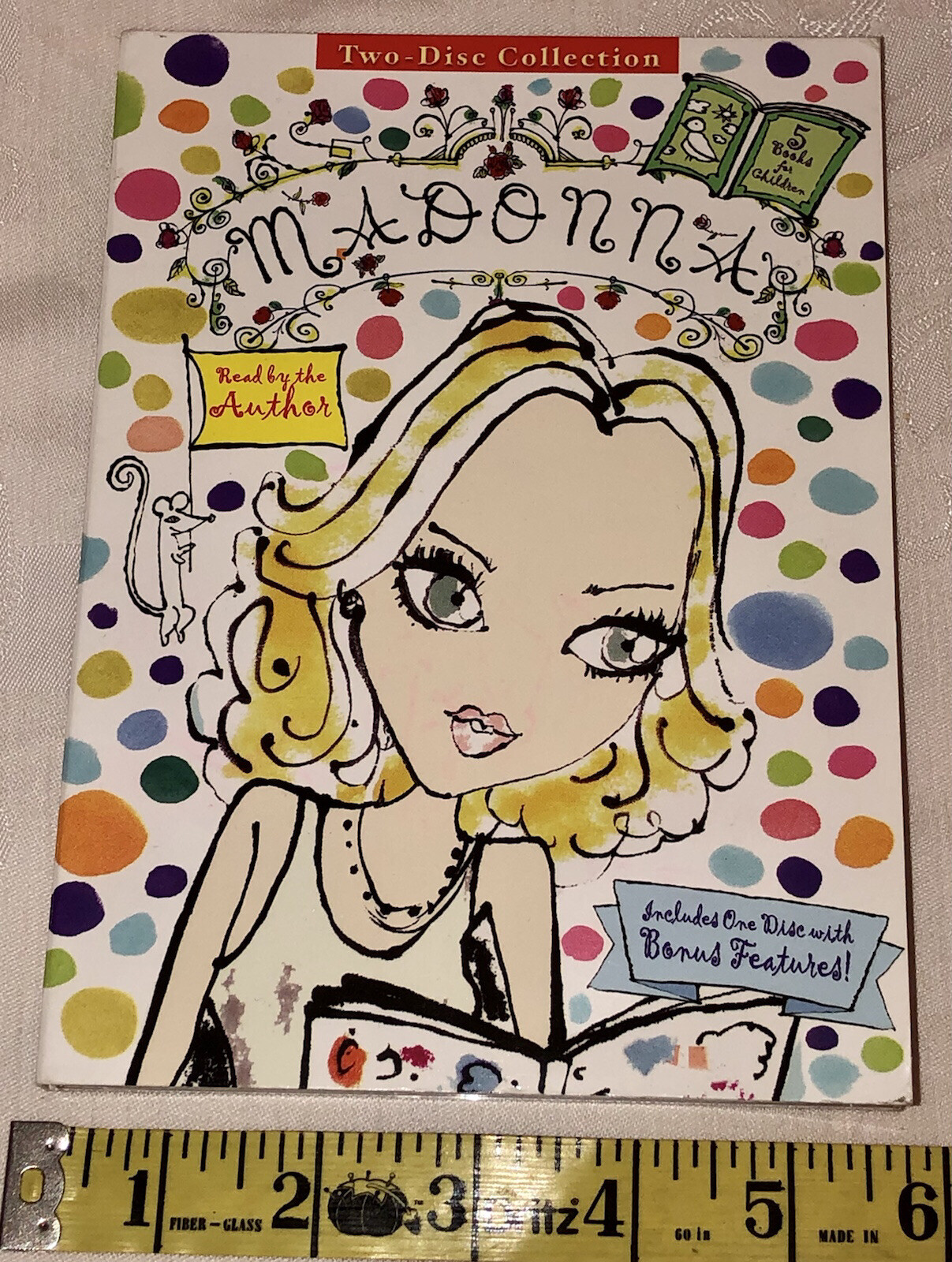 MADONNA Five Books For Children 2 DISC CD & DVD AUDIOBOOK 2005 Callaway