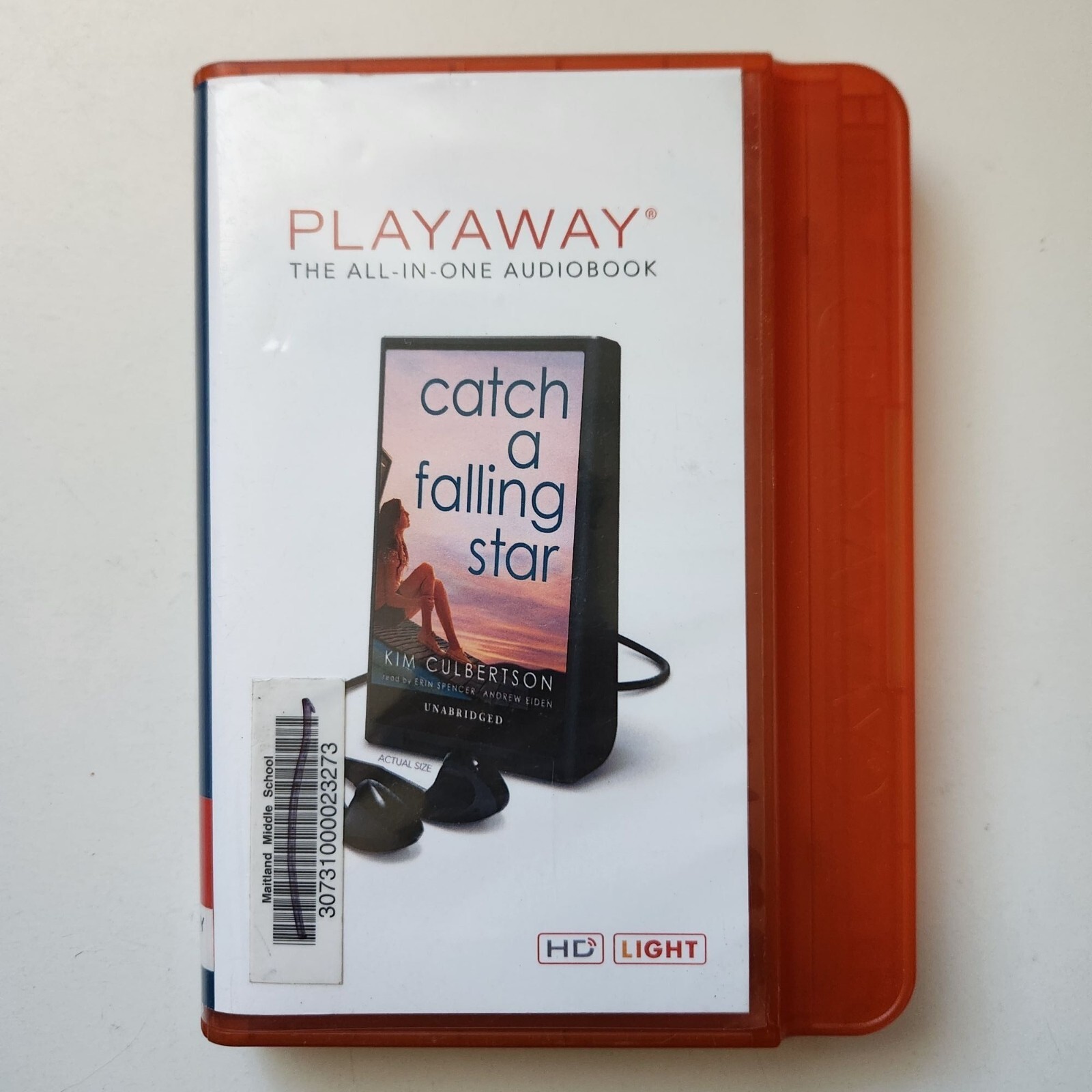 Catch a Falling Star by Kim Culbertson Playaway Audiobook, Former Library Copy