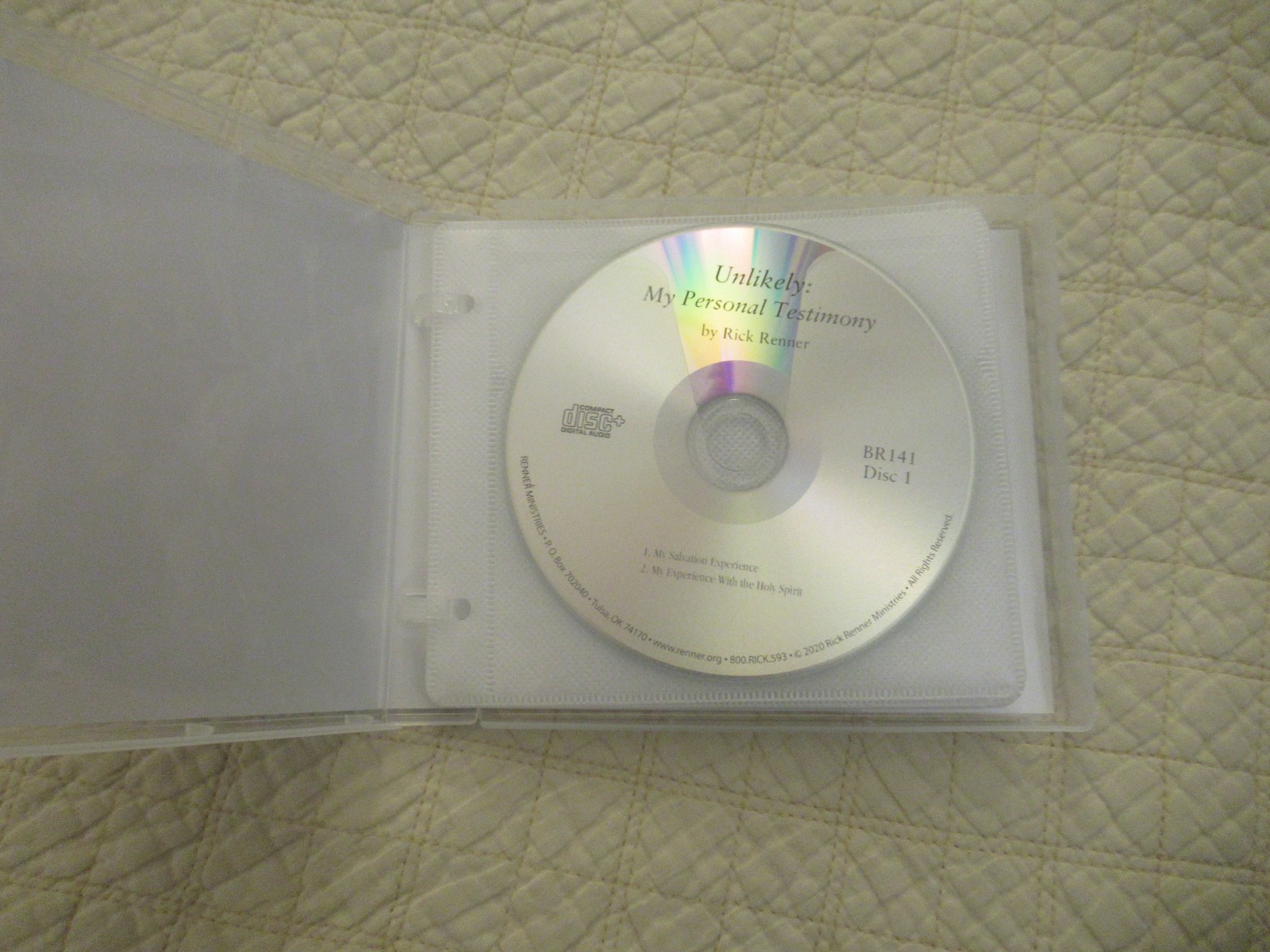 Unlikely: My Personal Testimony by Rick Renner (CD) 10-Part Series (5 Disc Set)