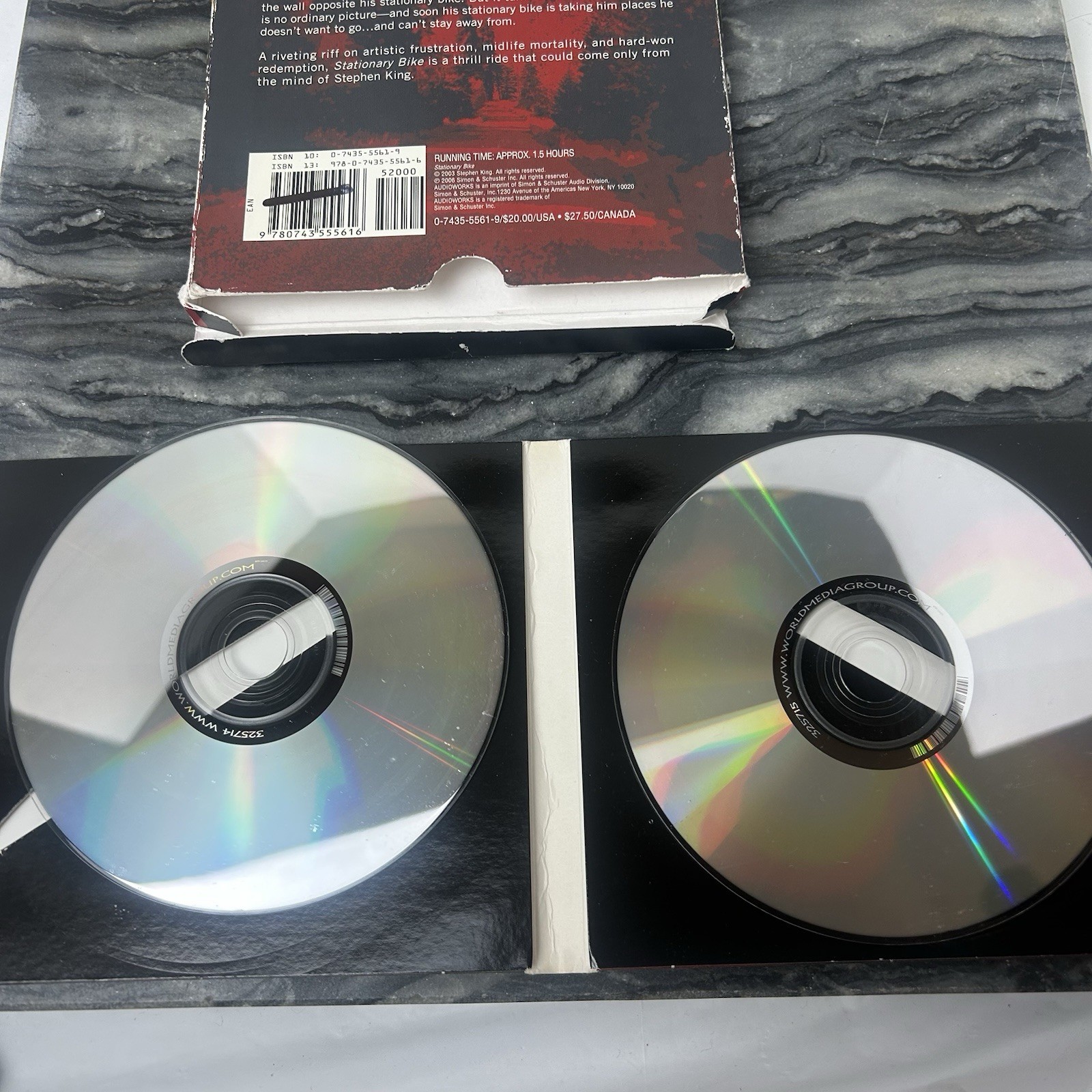 Stephen King Stationary Bike Audiobook CD 2-Disc Set