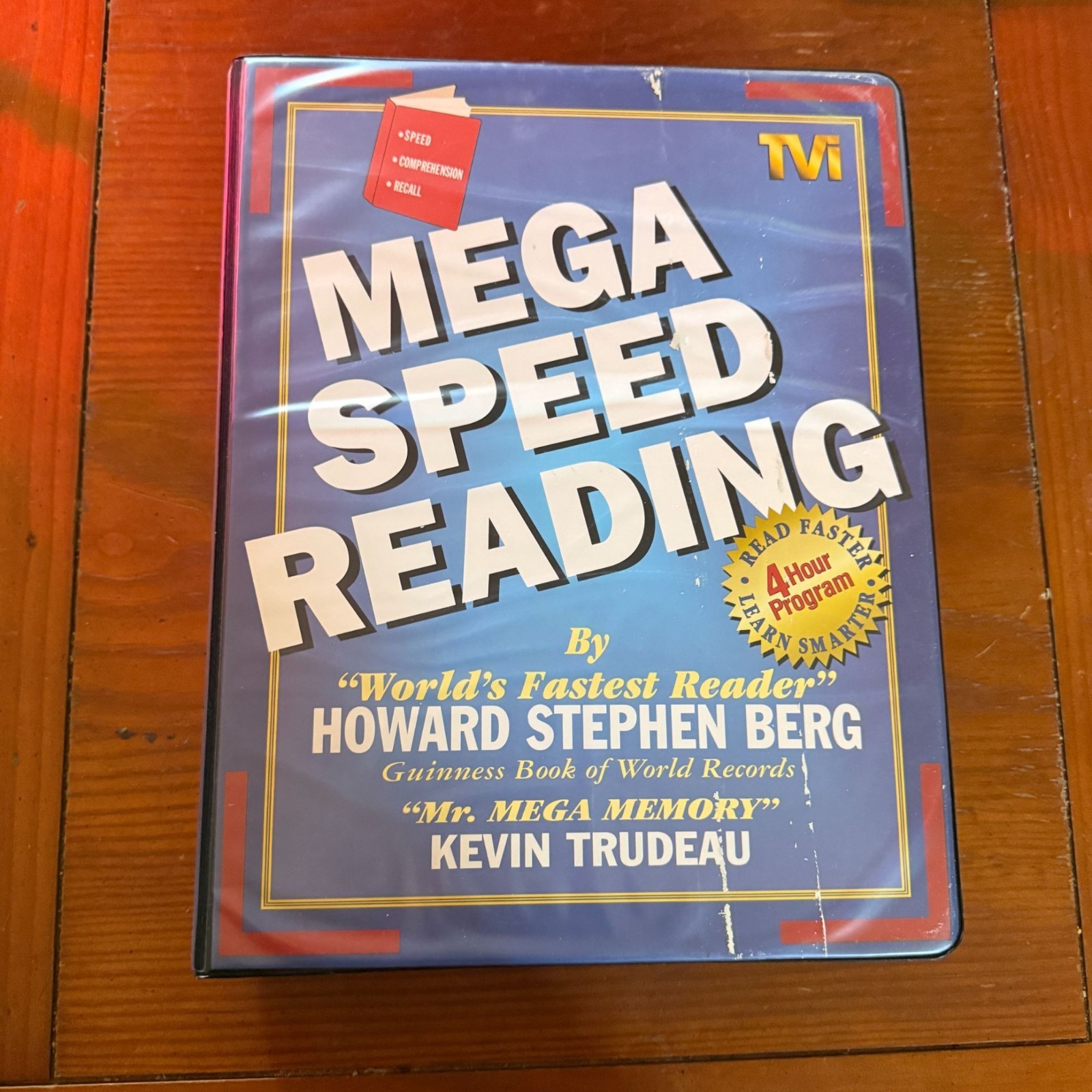Mega Speed Reading Program By Howard Stephen Berg With Cassette Tapes & VHS
