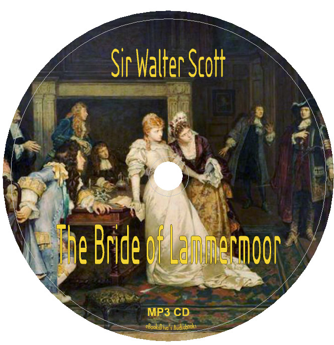 The Bride of Lammermoor Sir Walter Scott Romance Audiobook in 1 MP3 Audio CD