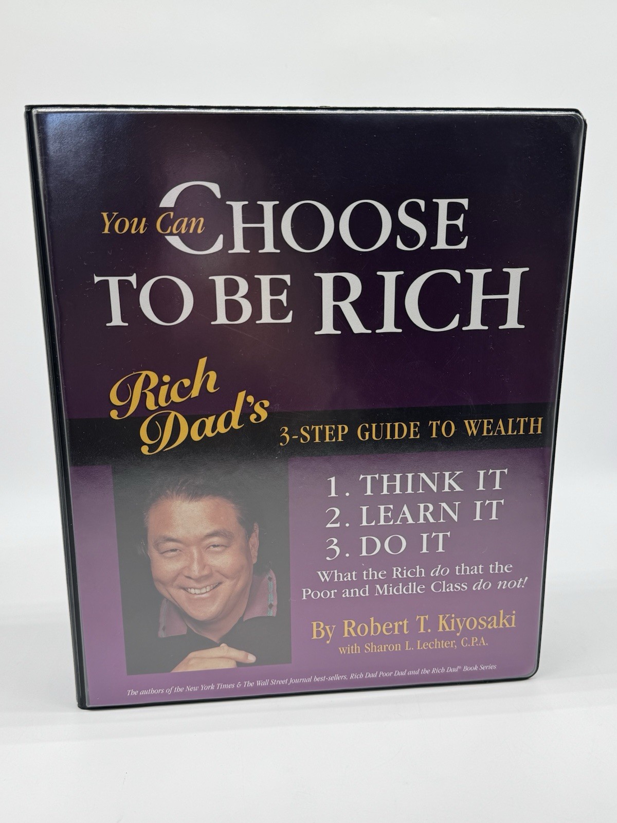Rich Dad You Can Choose to be Rich 3 Step Guide to Wealth 2 DVDs Robert Kiyosaki