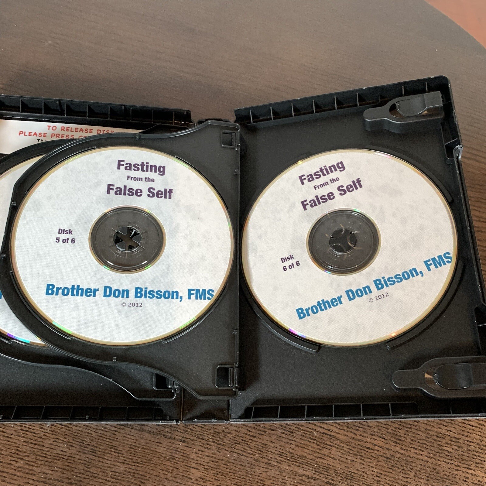 Brother Don Bisson Audio CD Fasting from the False Self 2008 6 CD Set