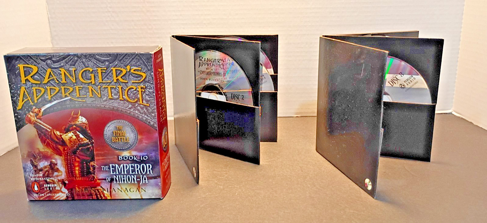 Ranger’s Apprentice Audiobook CDS 12 by John Flanagan Unabridged YA Fantasy