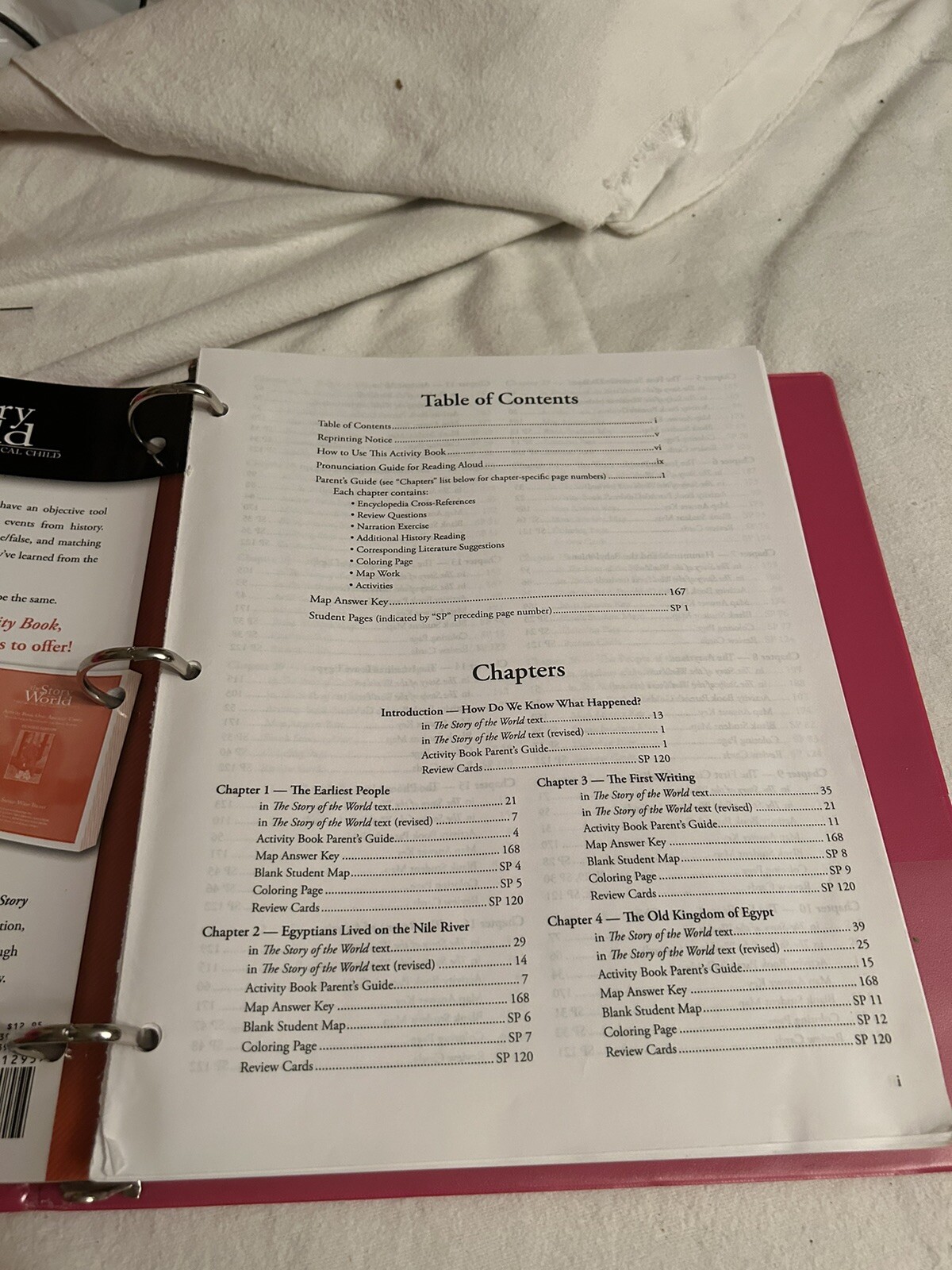 Story of the World Vol 1: Ancient Times Activity Book and Test/answer booklet