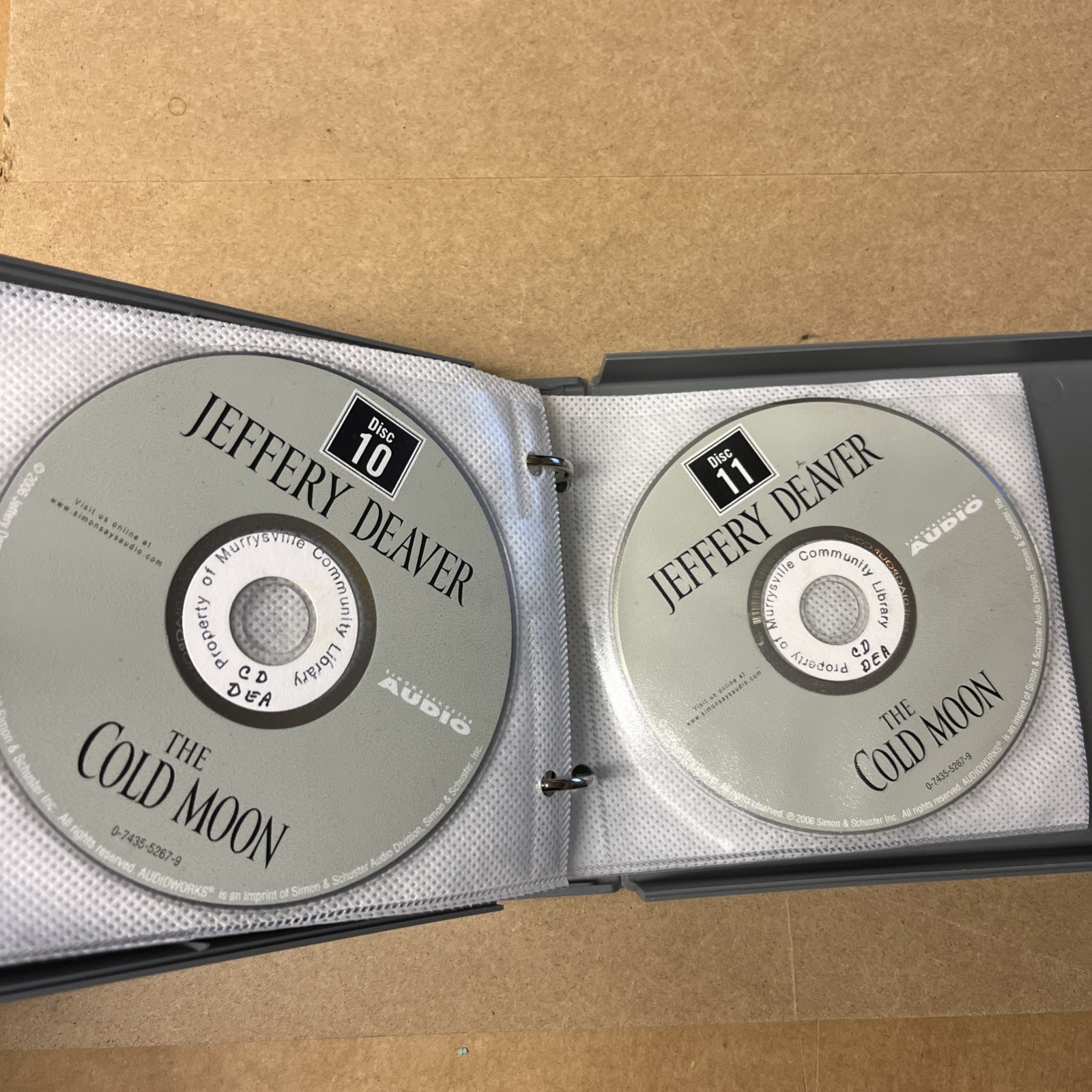 The Cold Moon by Jeffery Deaver (Unabridged Audiobook 13 CDs) Good Condition