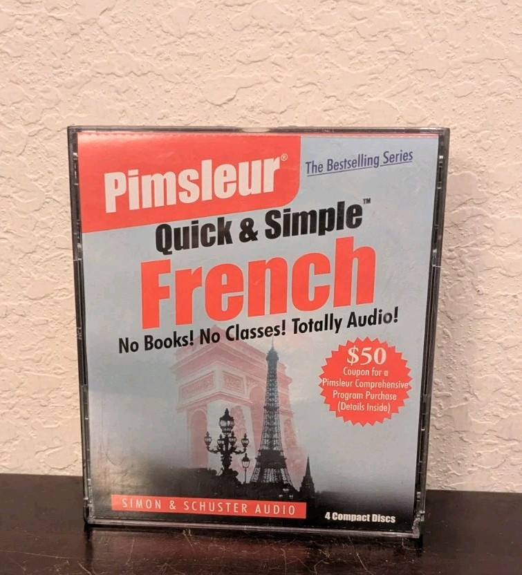 Pimsleur Quick and Simple Learn to Speak French 4 CD Set Simon & Schuster Audio