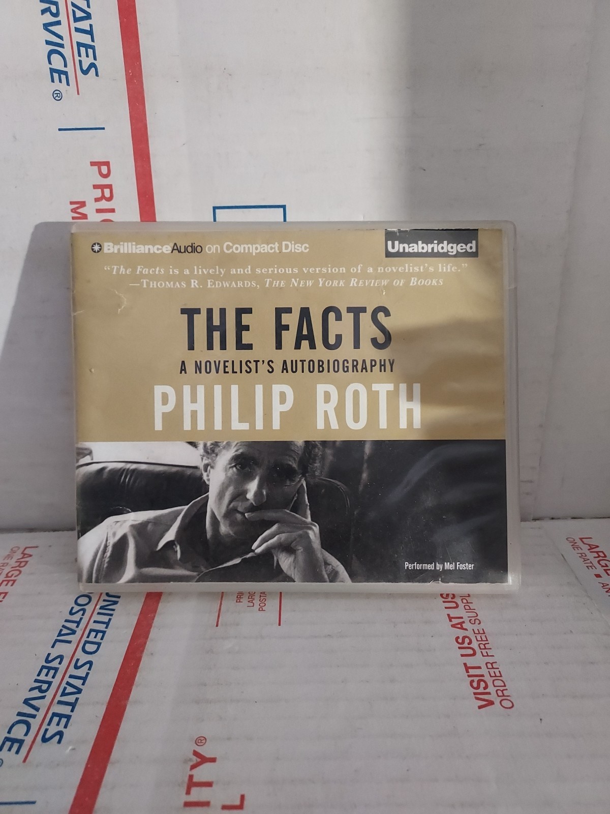 The Facts: A Novelist’s Autobiography by Philip Roth AudioBook CD Unabri — #162g