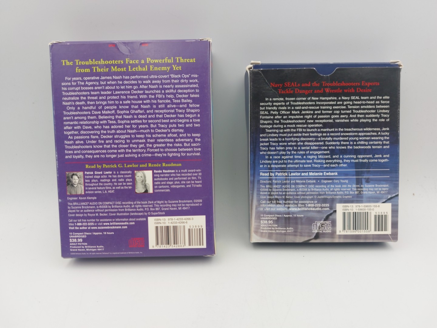 Lot of 3 Suzanne Brockmann Audiobooks on CD Sets