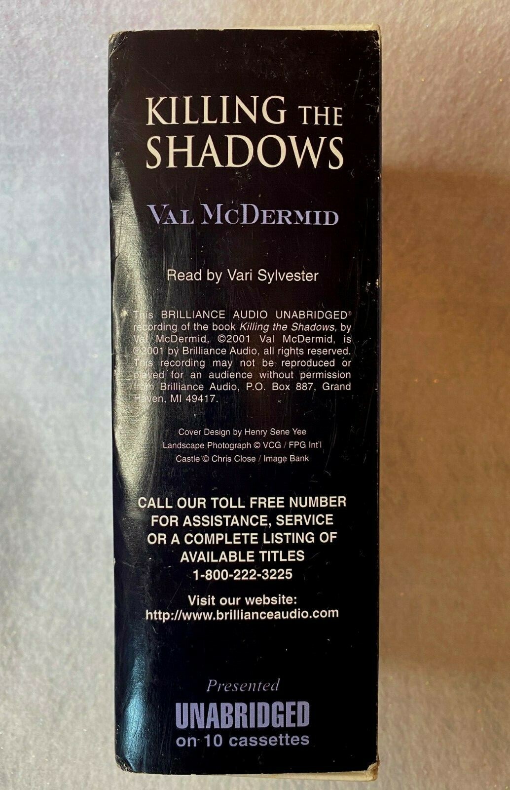 Killing The Shadows by Val McDermid (Audiobook, Unabridged) 10 Cassettes