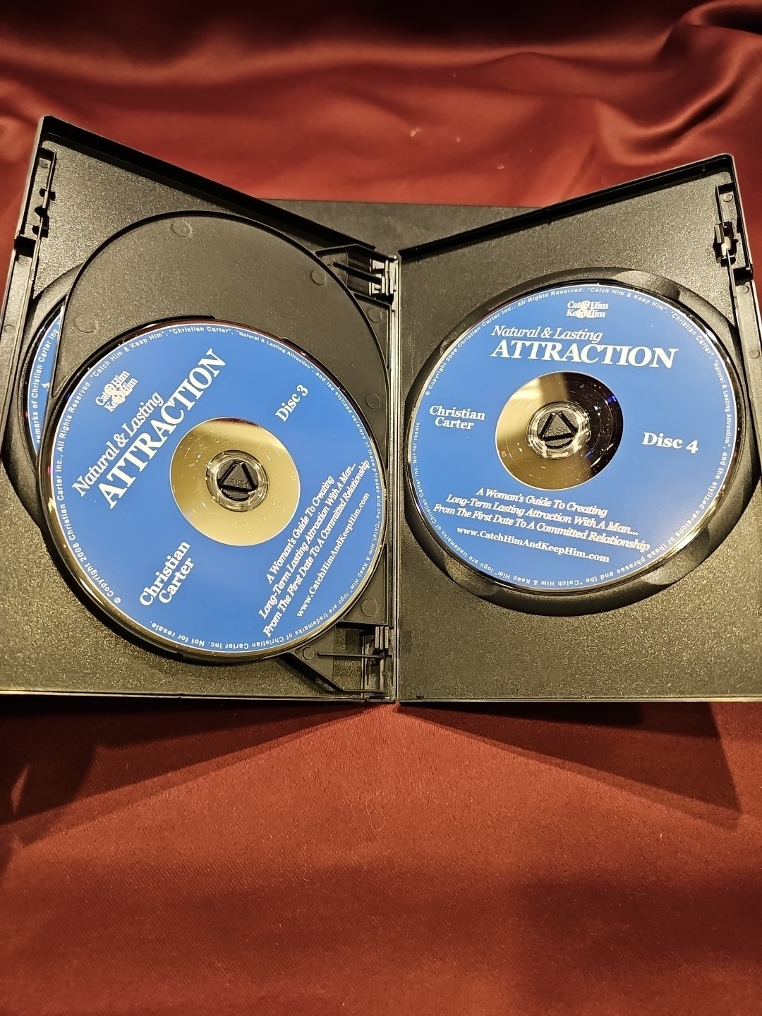 Catch Him & Keep Him: Interviews Audio + Lasting Attraction Dvd Christian Carter