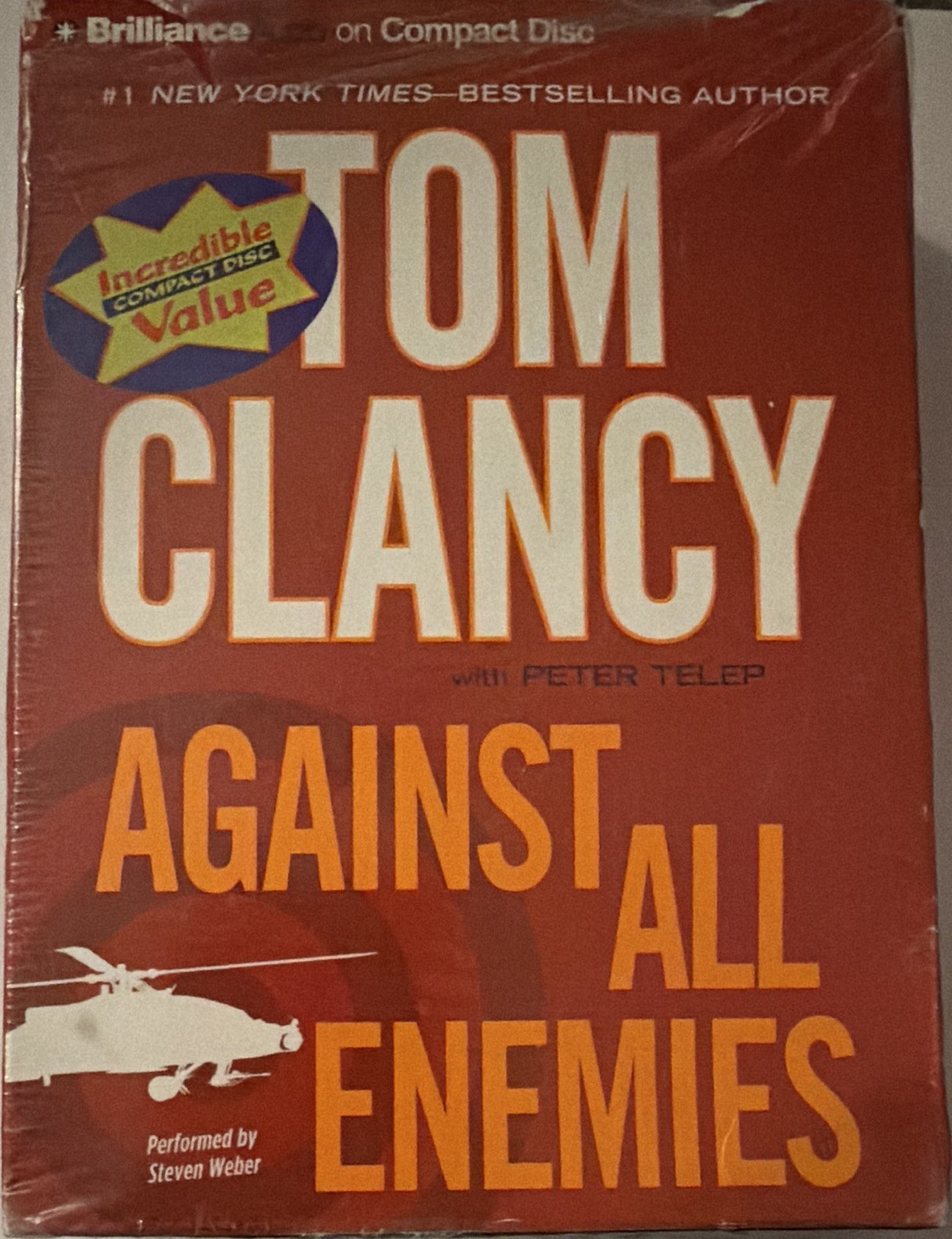 Brilliance Audio Against All Enemies Abridged Audiobook CD Clancy, Telep Weber