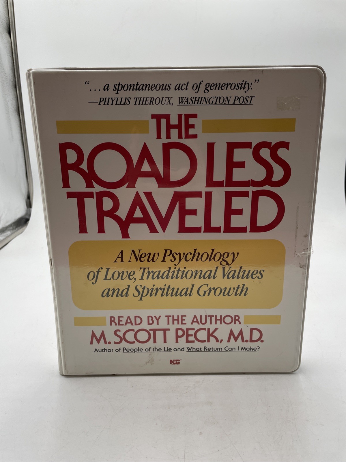 The Road Less Traveled by M. Scott Peck, M.D. — 6 Cassette Set
