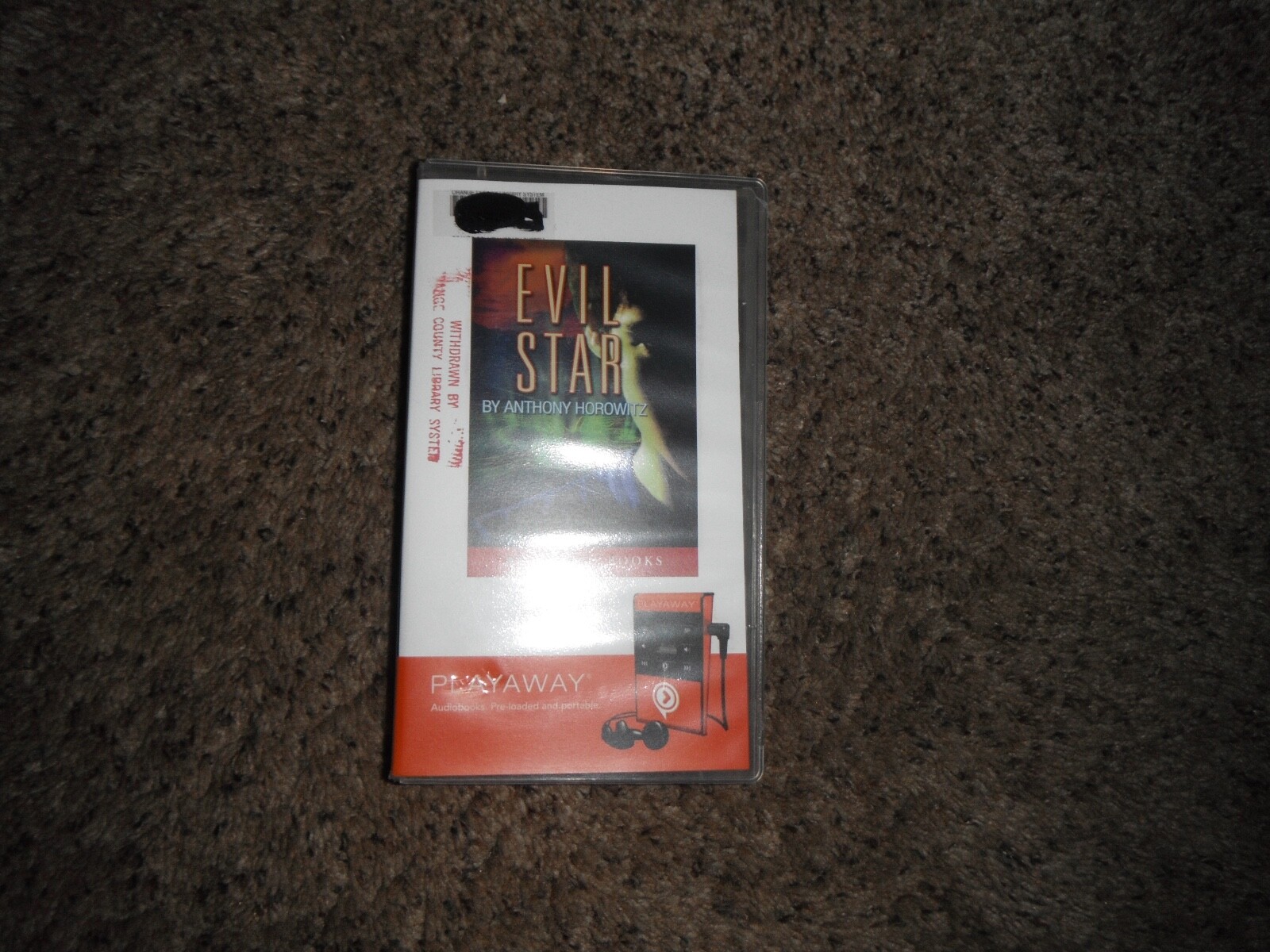 AUDIO BOOK Playaway EVIL STAR Anthony Horowitz Gatekeepers Book #2