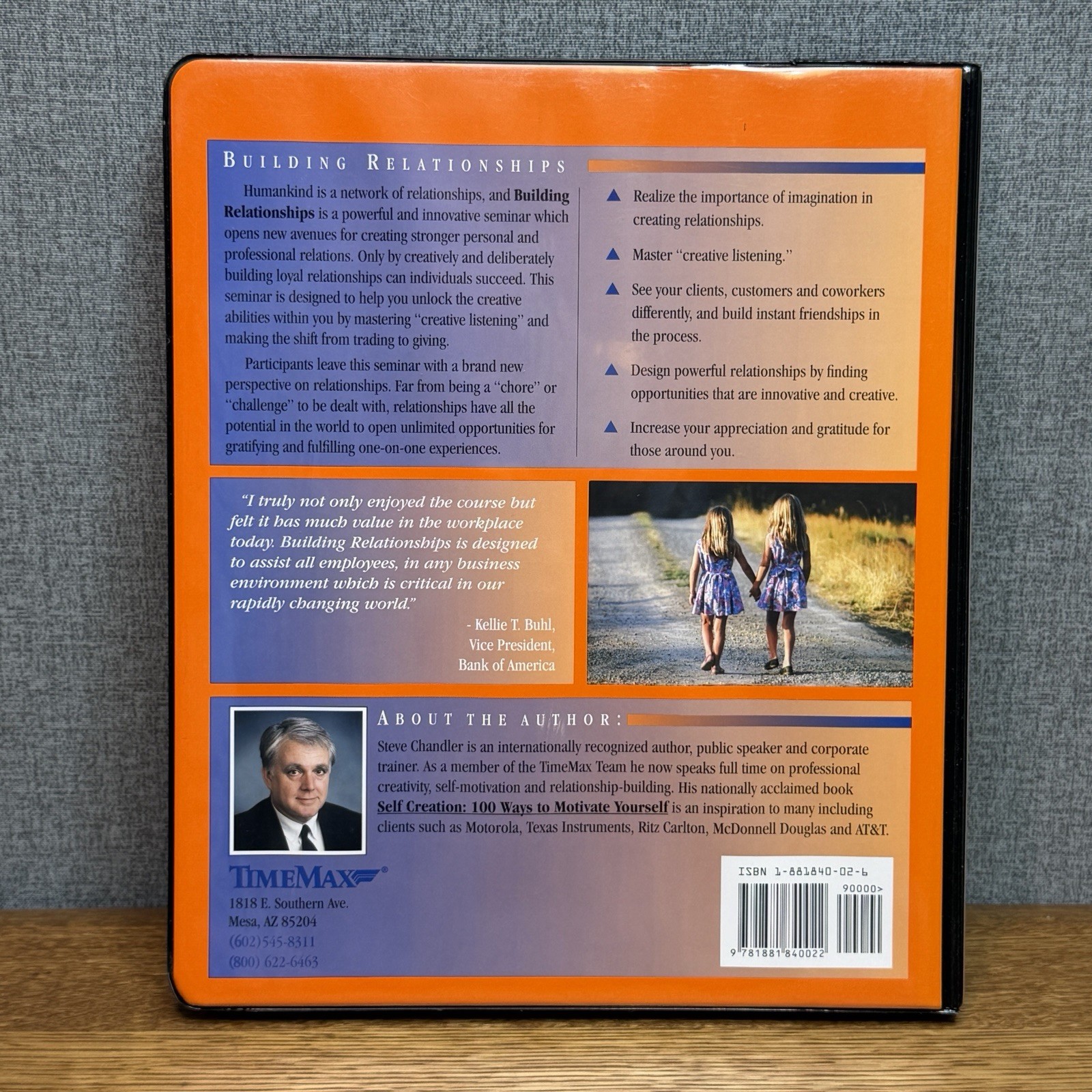 Building Relationships by Steve Chandler Live Seminar Recording 4 Cassette Audio