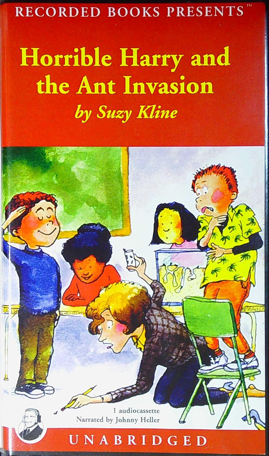 Horrible Harry & the Ant Invasion by Suzy Kline Audiobook Cassette